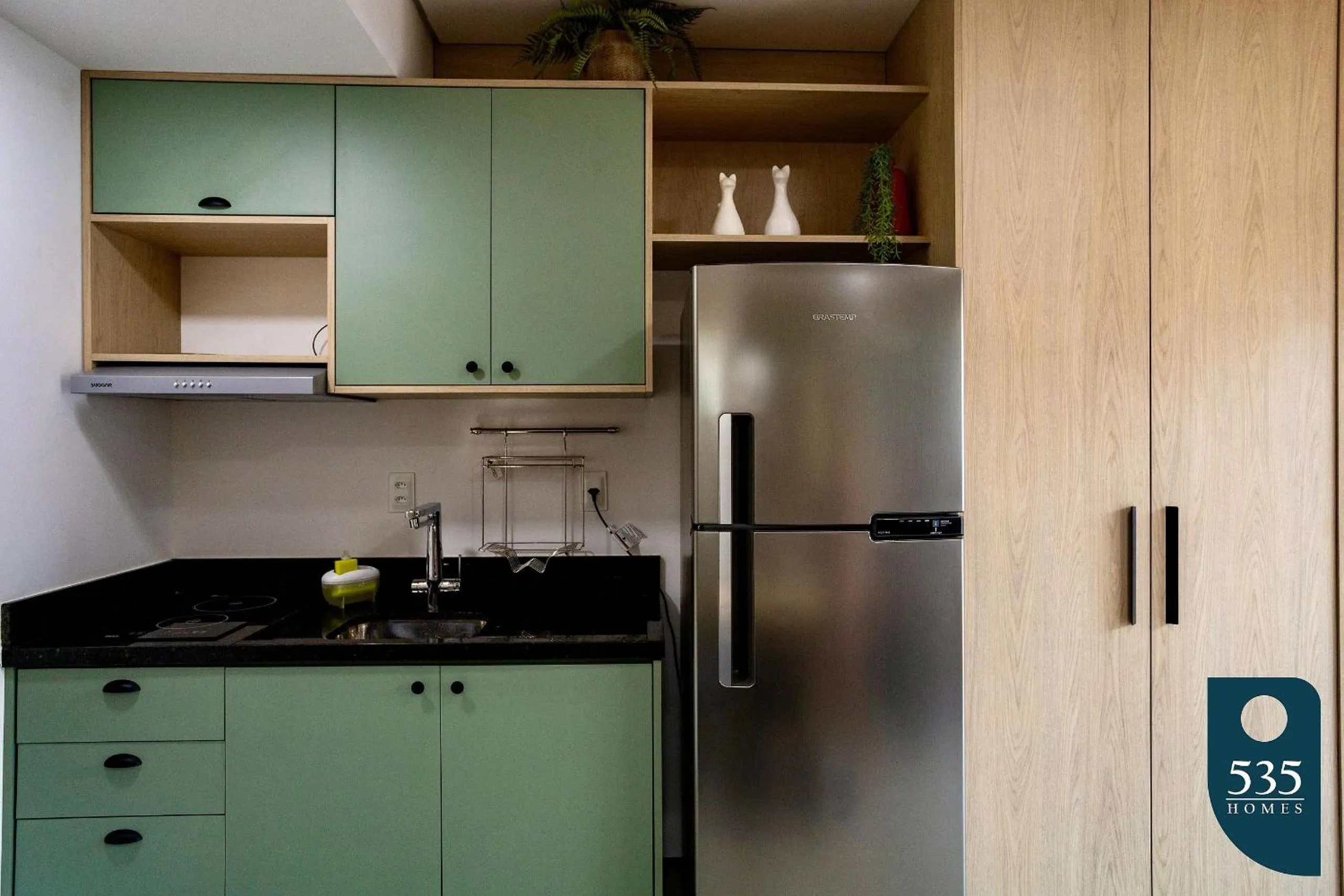 Kitchen or kitchenette in Estúdio Exclusivo: Conforto e Estilo em Itacaré