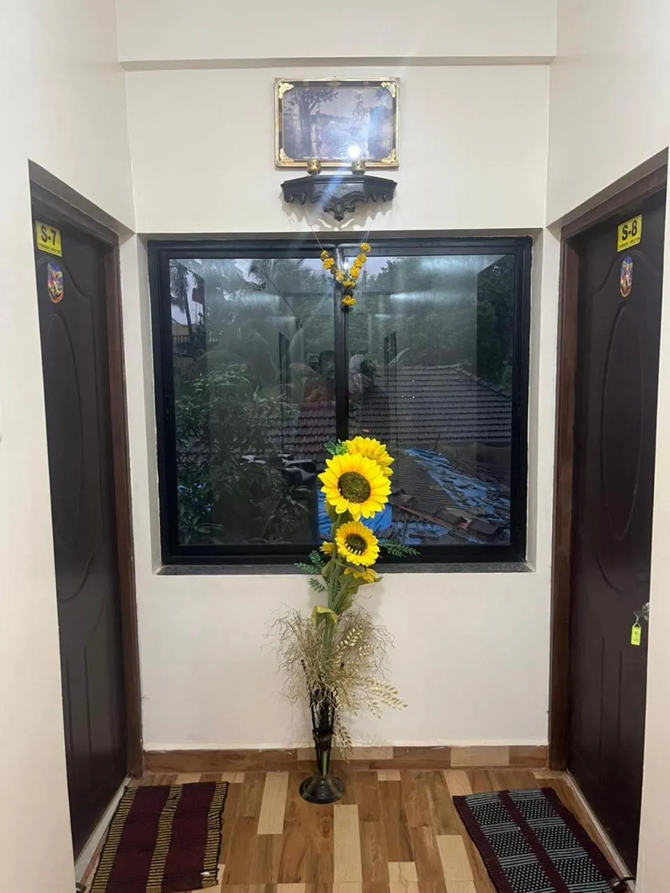 Decorative detail in Hotel Saffron Baga