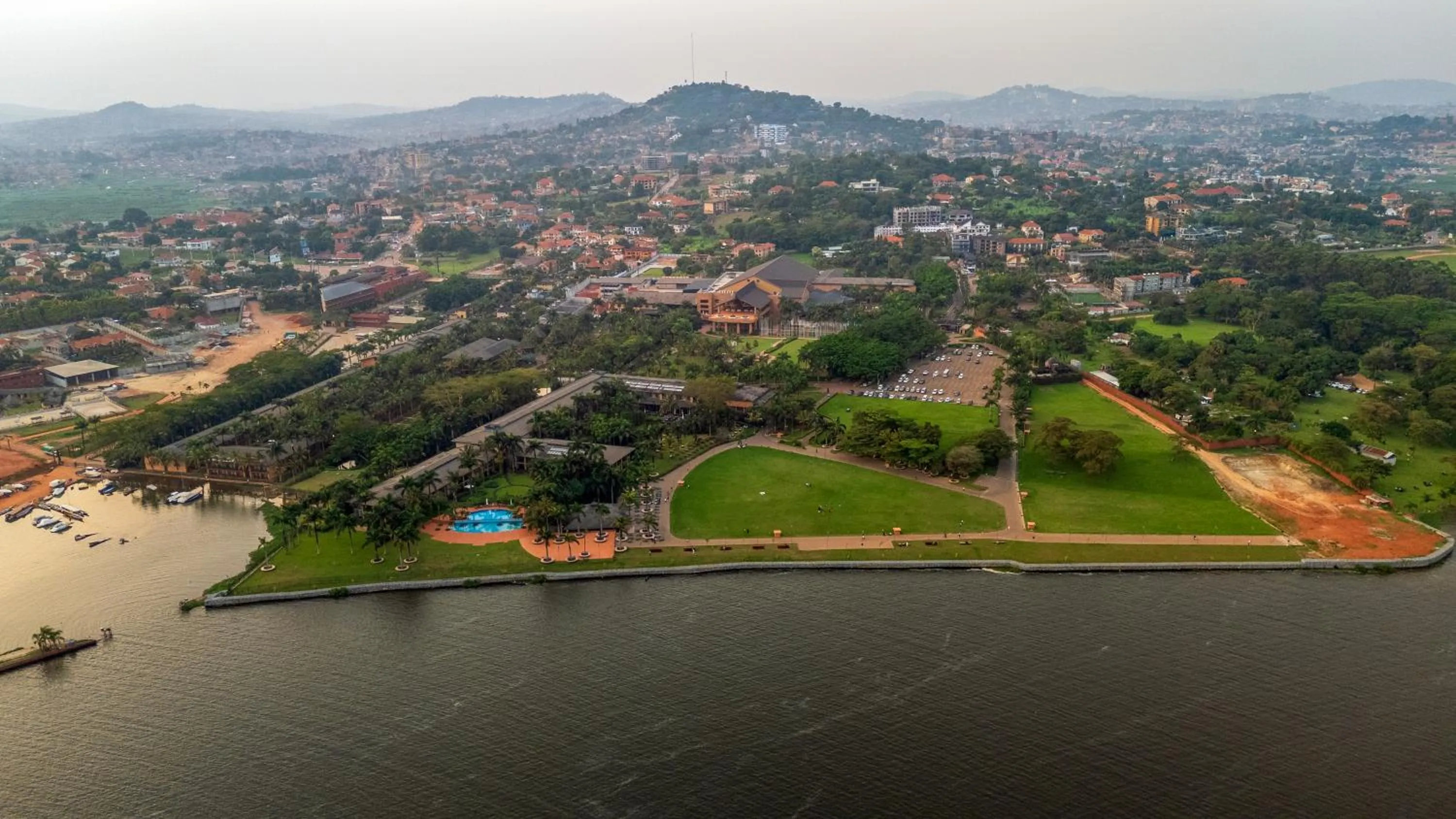 Bird's eye view in Speke Resort and Conference Center