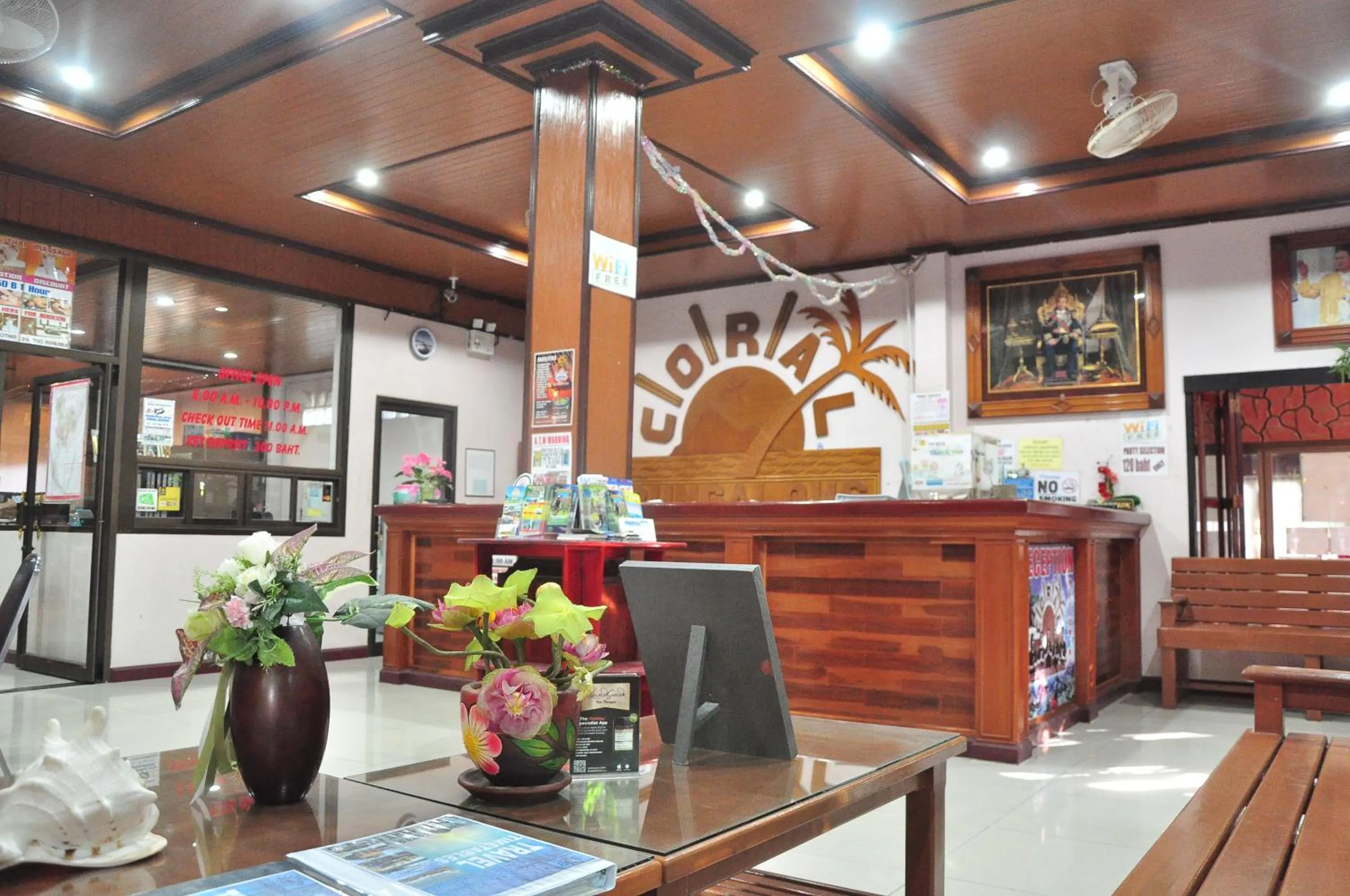 Lobby or reception in Coral Bungalows