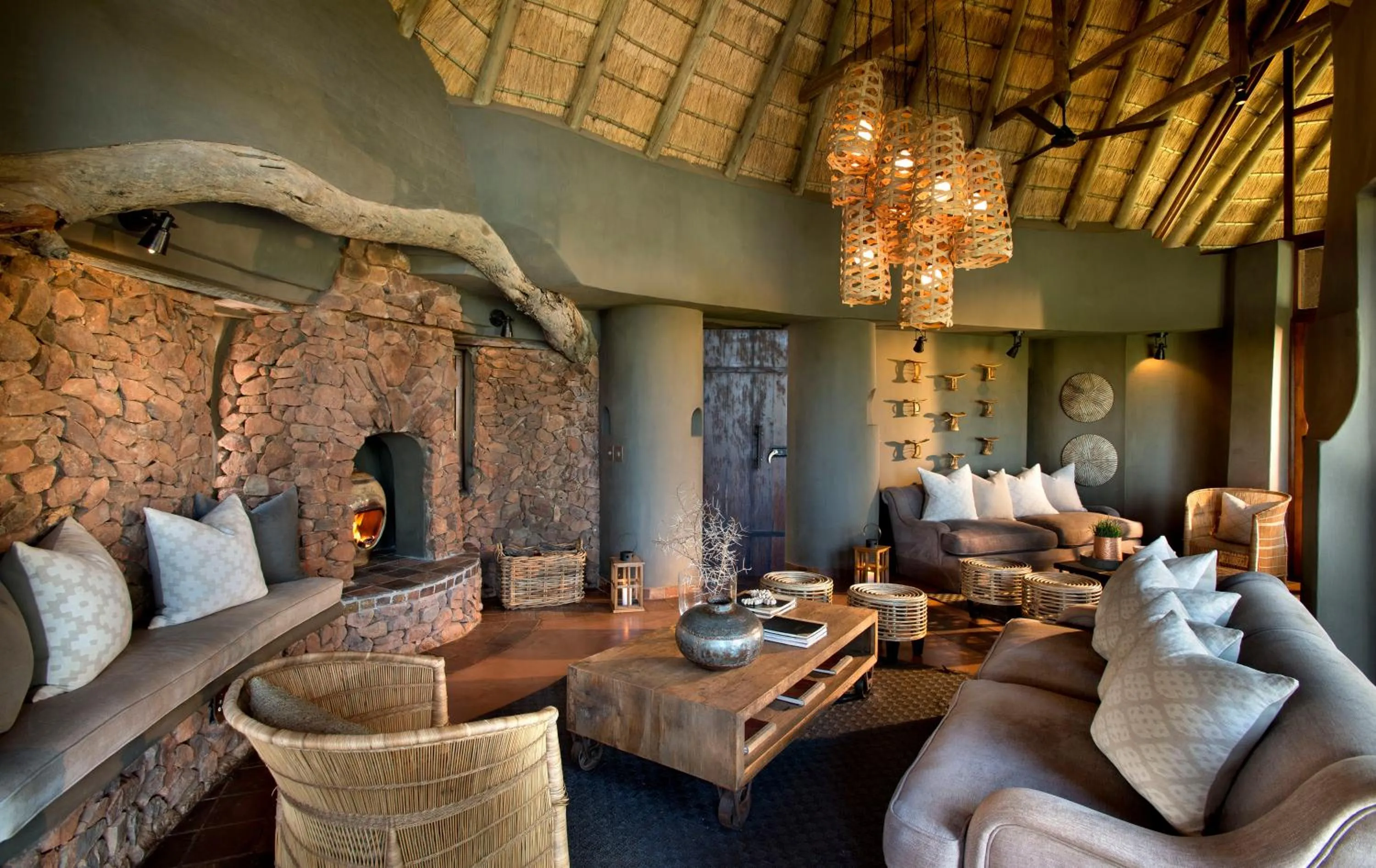 Lounge or bar in Madikwe Safari Lodge
