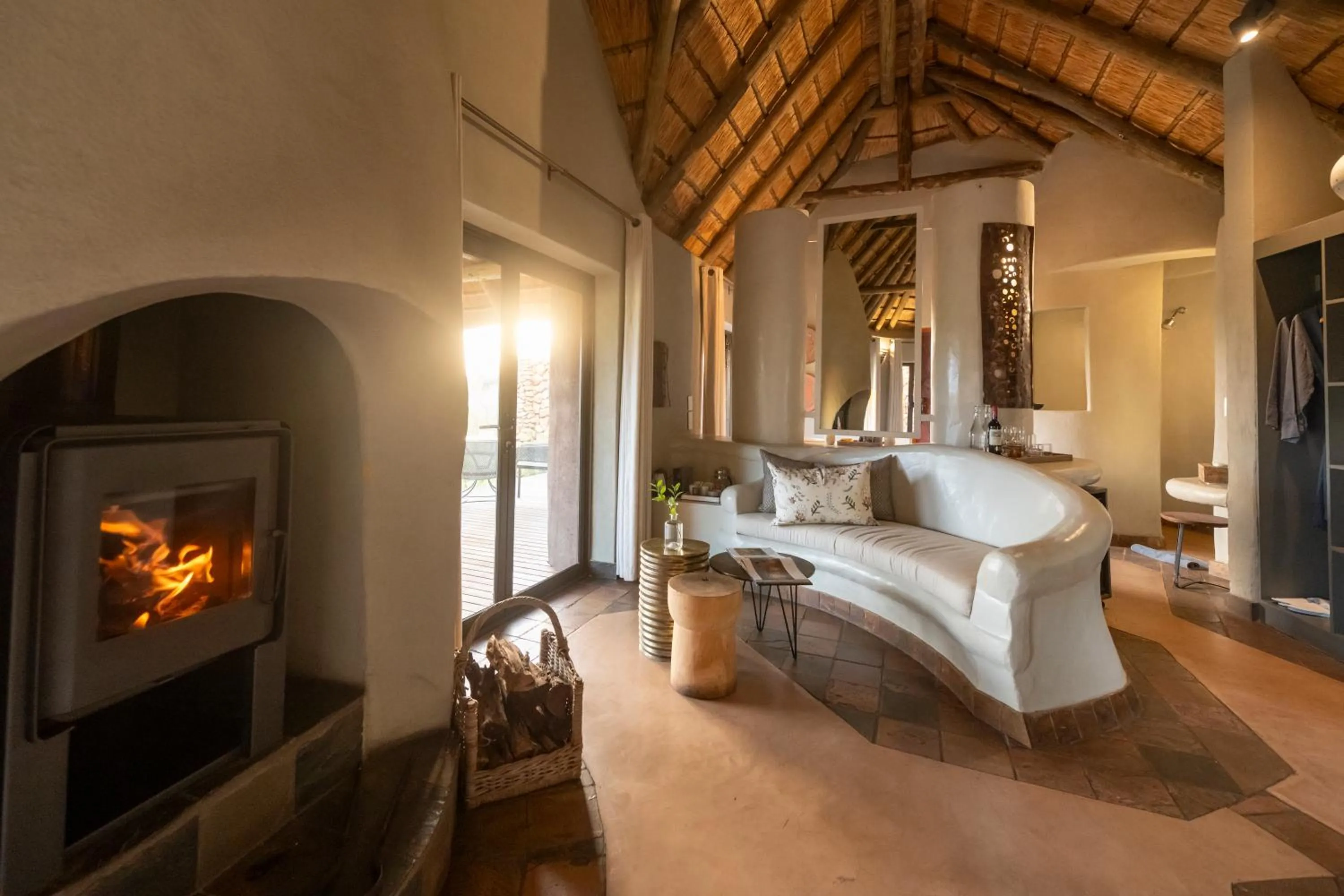 Living room in Madikwe Safari Lodge