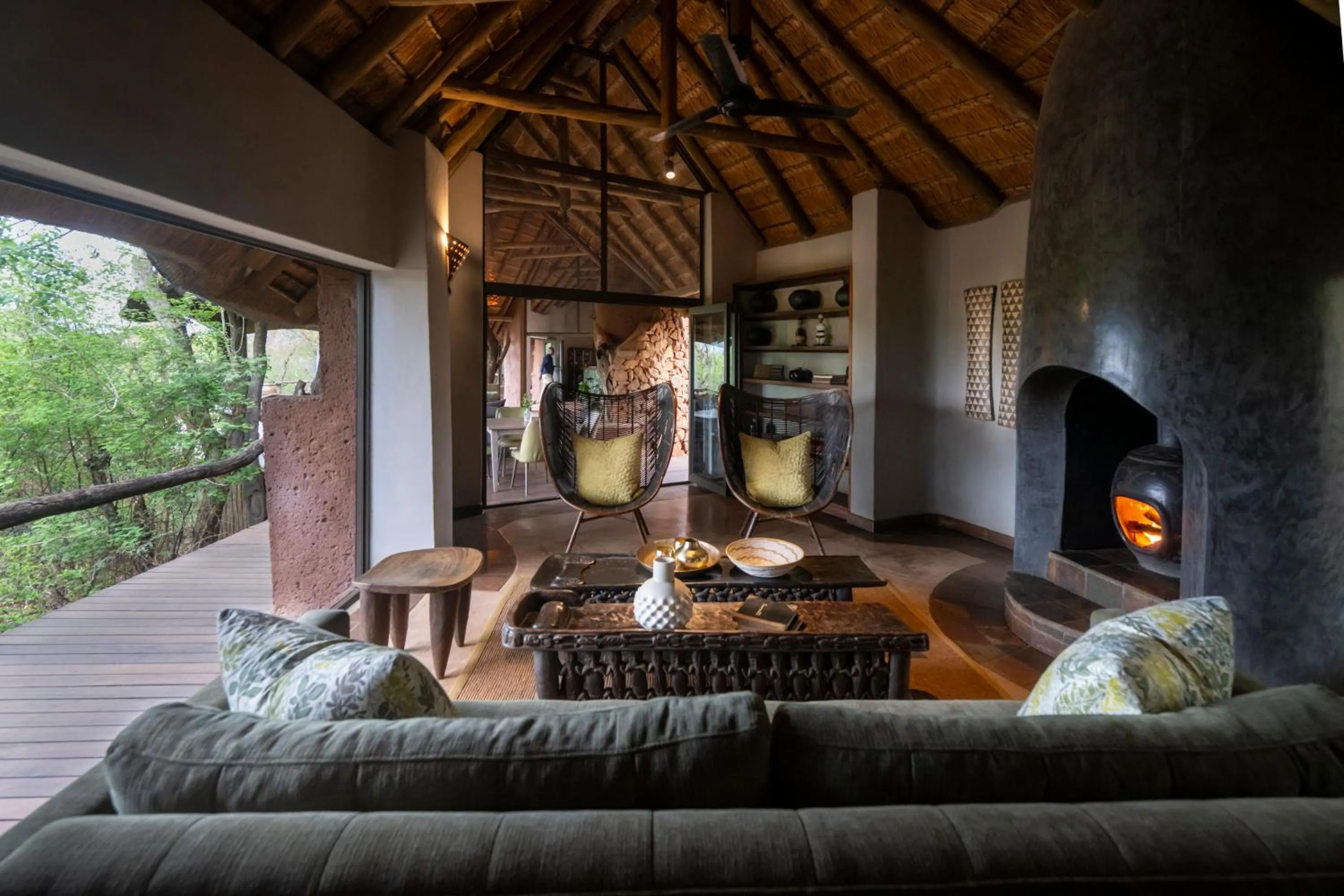 Patio in Madikwe Safari Lodge