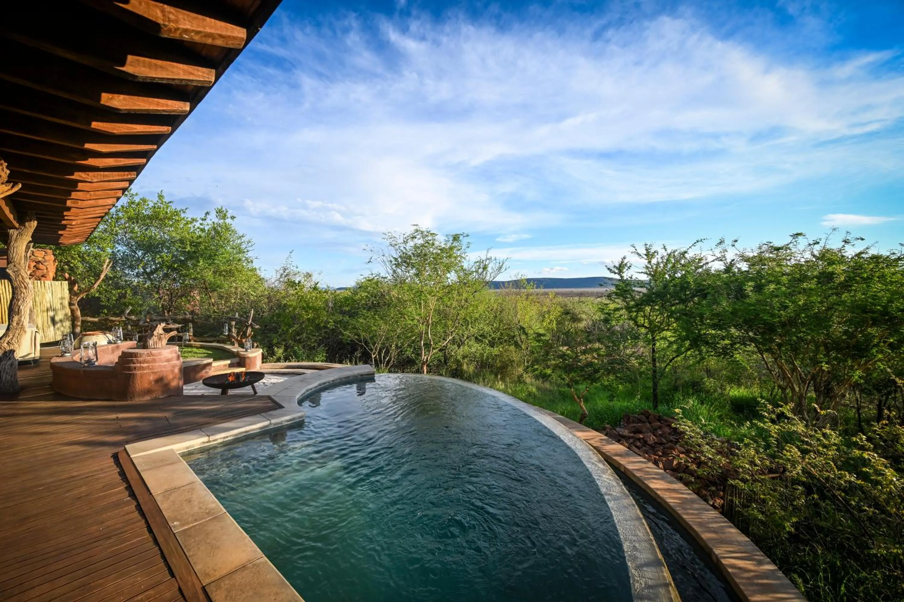 Patio in Madikwe Safari Lodge
