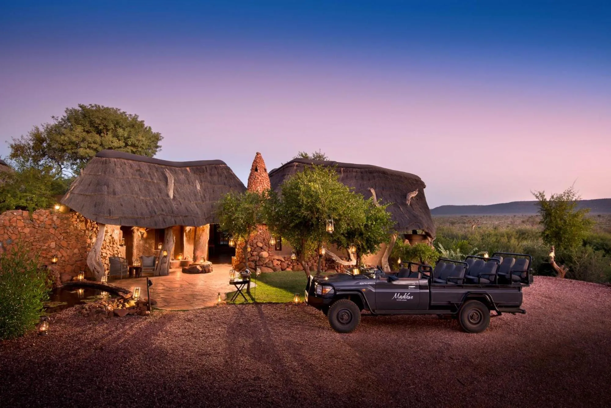 Facade/entrance in Madikwe Safari Lodge
