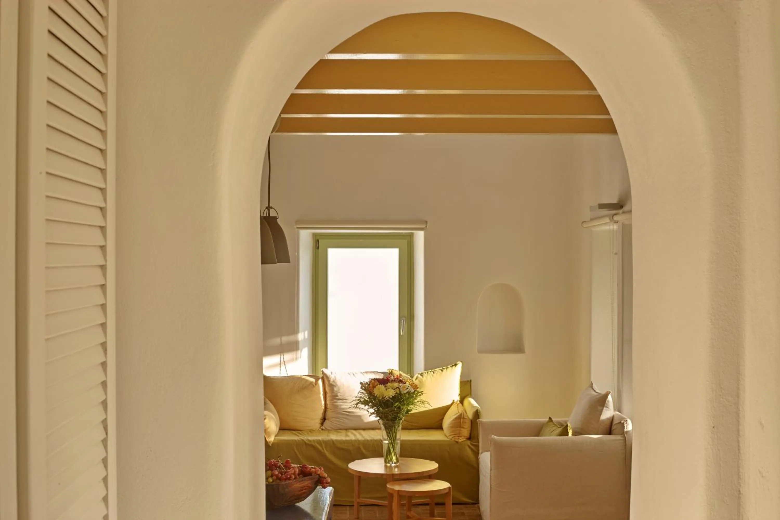 Living room in Villa Agrikoia