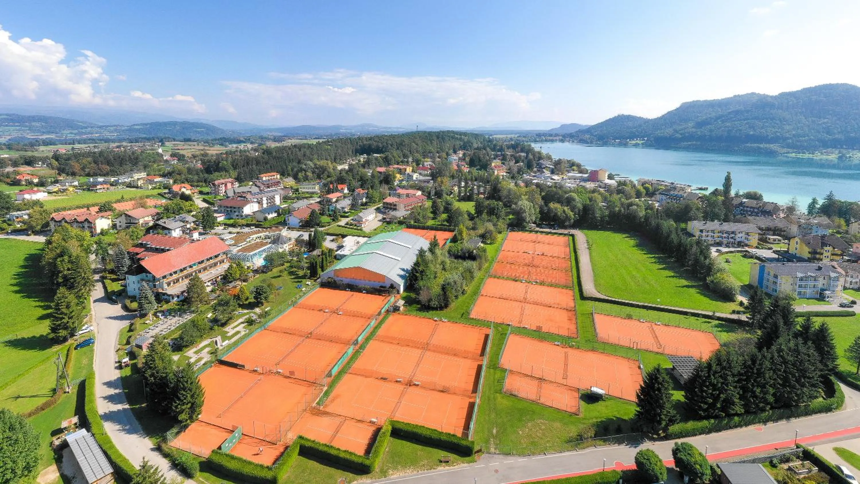 Bird's eye view in Golf-Tennis-Wellnesshotel Mori