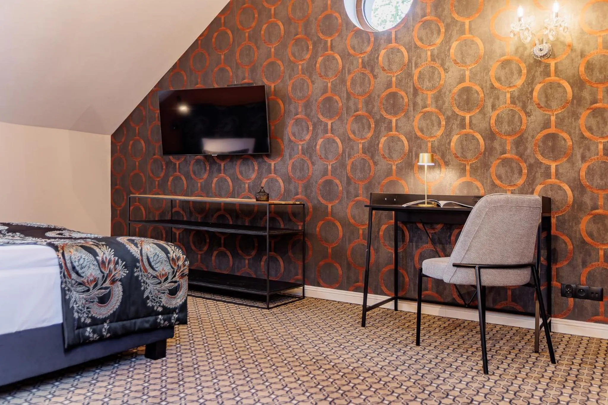 Bed in Dwór Prezydencki Boutique Hotel & SPA