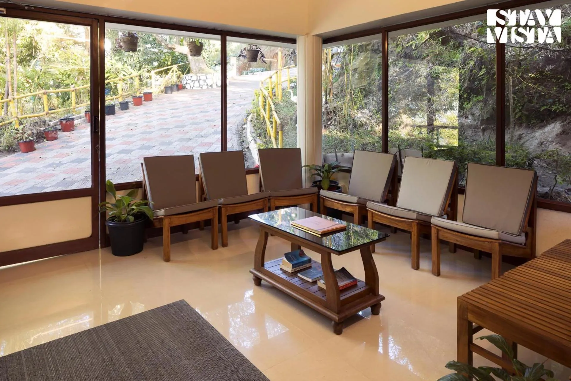 Living room in StayVista at Vale Echoes - Breakfast Included