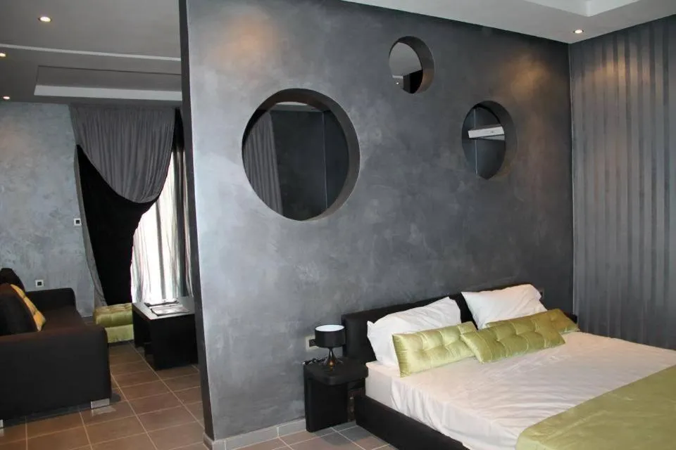 Bed in La Suite Hotel Agadir Adults Only