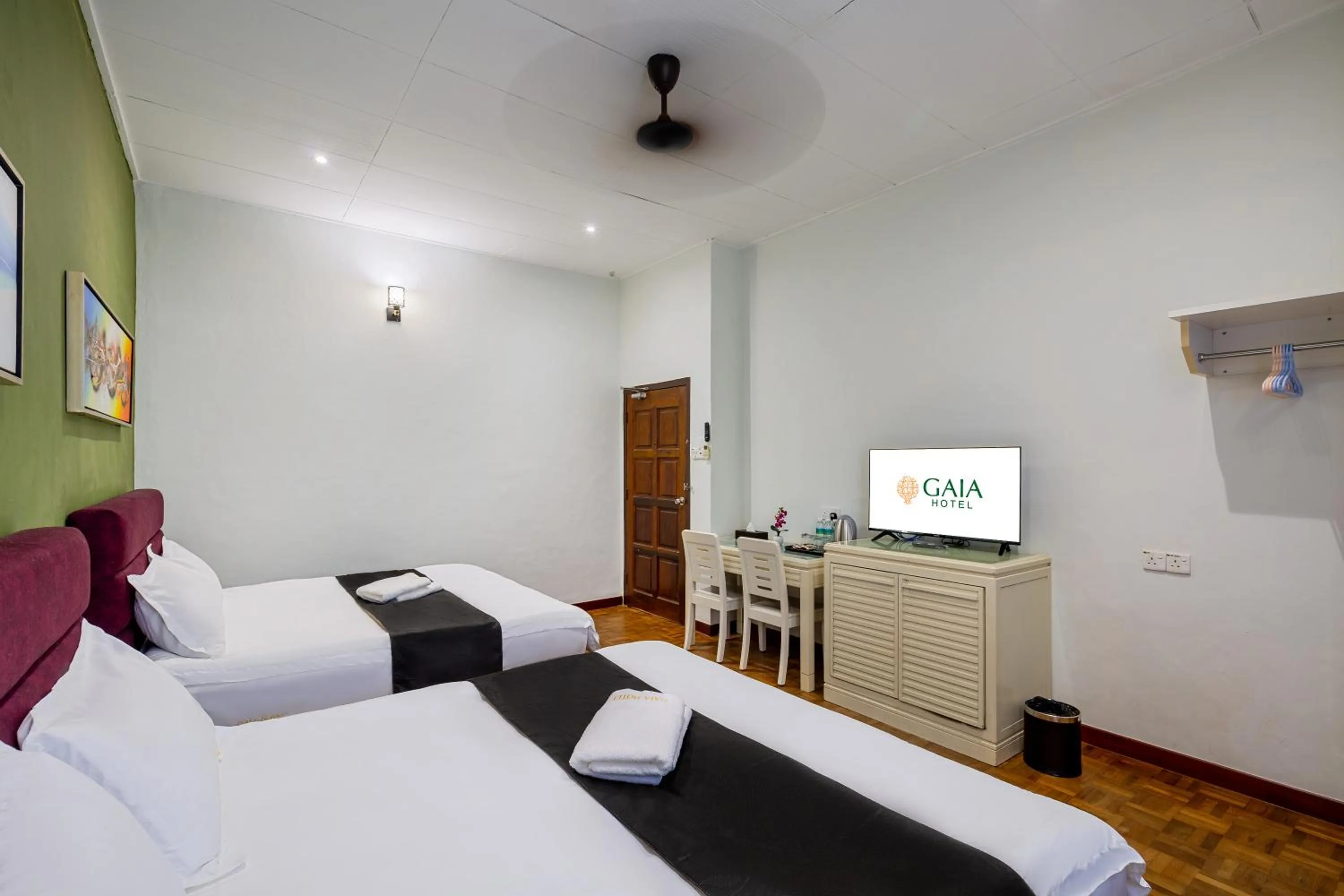 Bed in GAIA Hotel