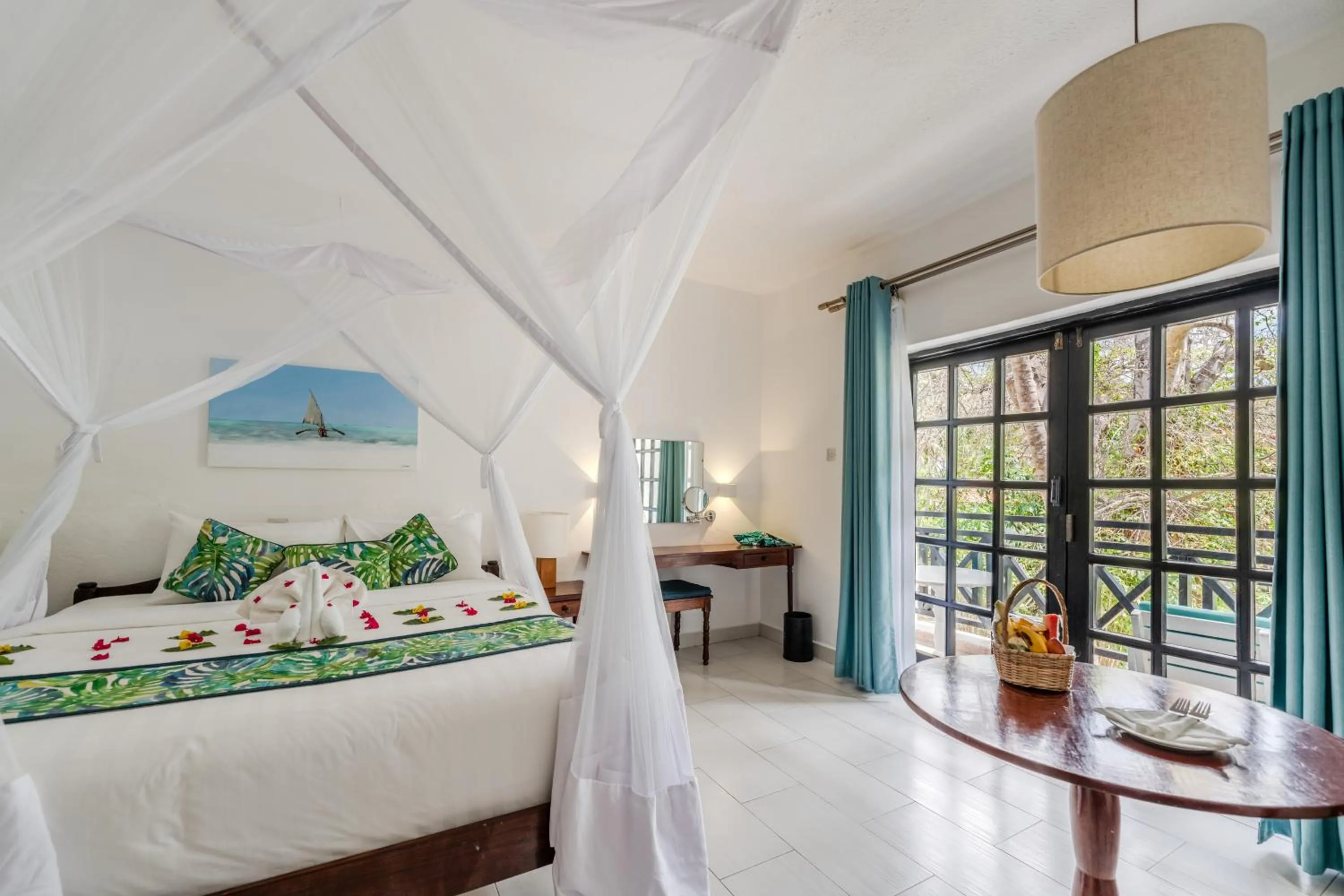 Bed in Diani Sea Resort - All Inclusive