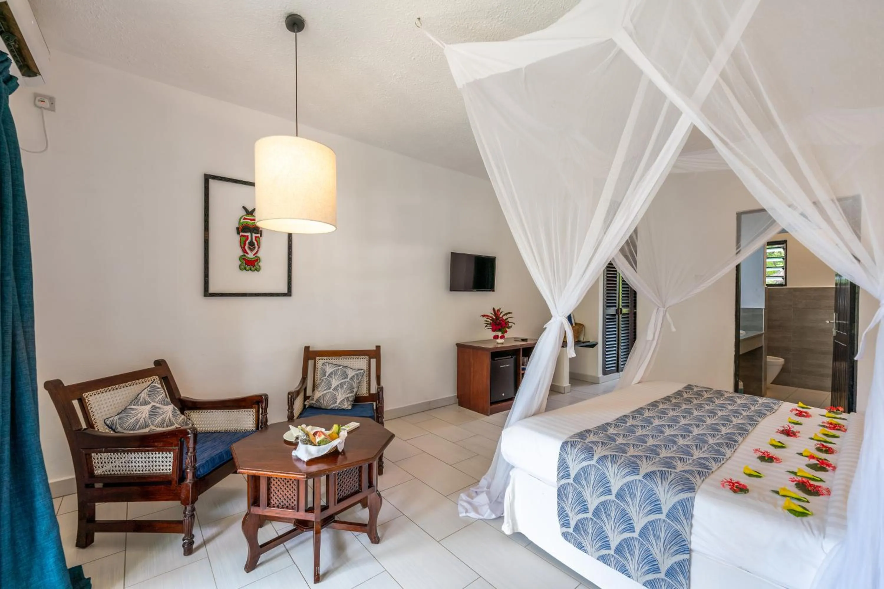 Bed in Diani Sea Resort - All Inclusive