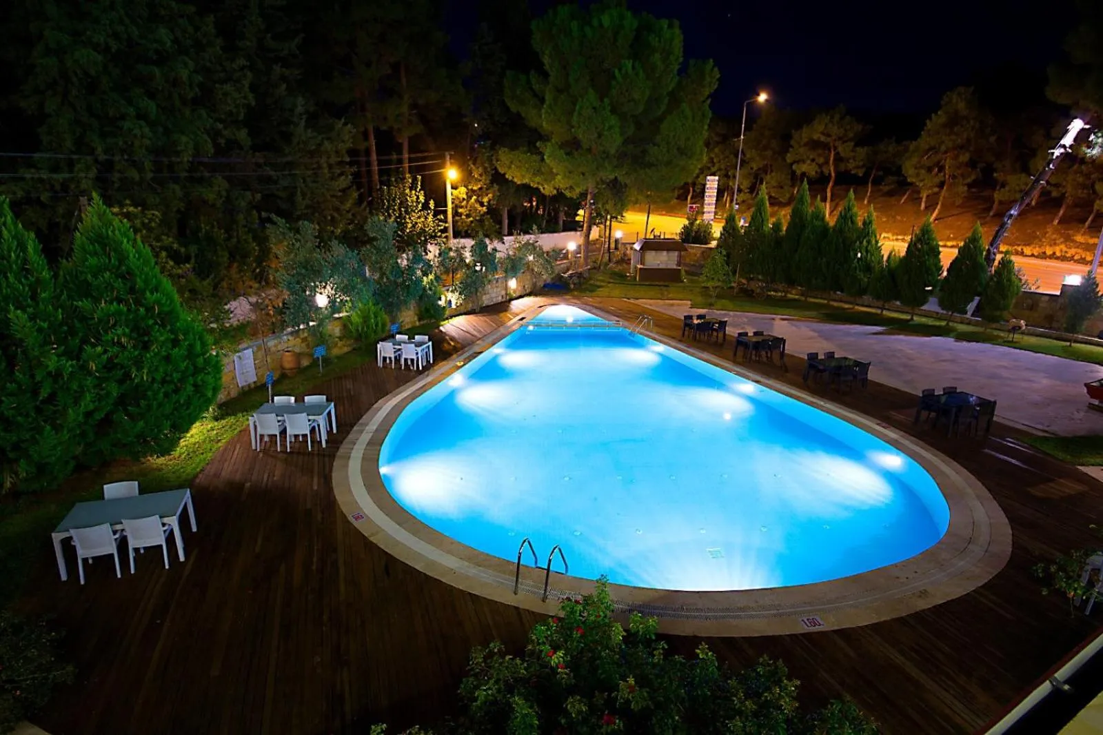 Pool view in Pamukkale Whiteheaven Suite Hotel