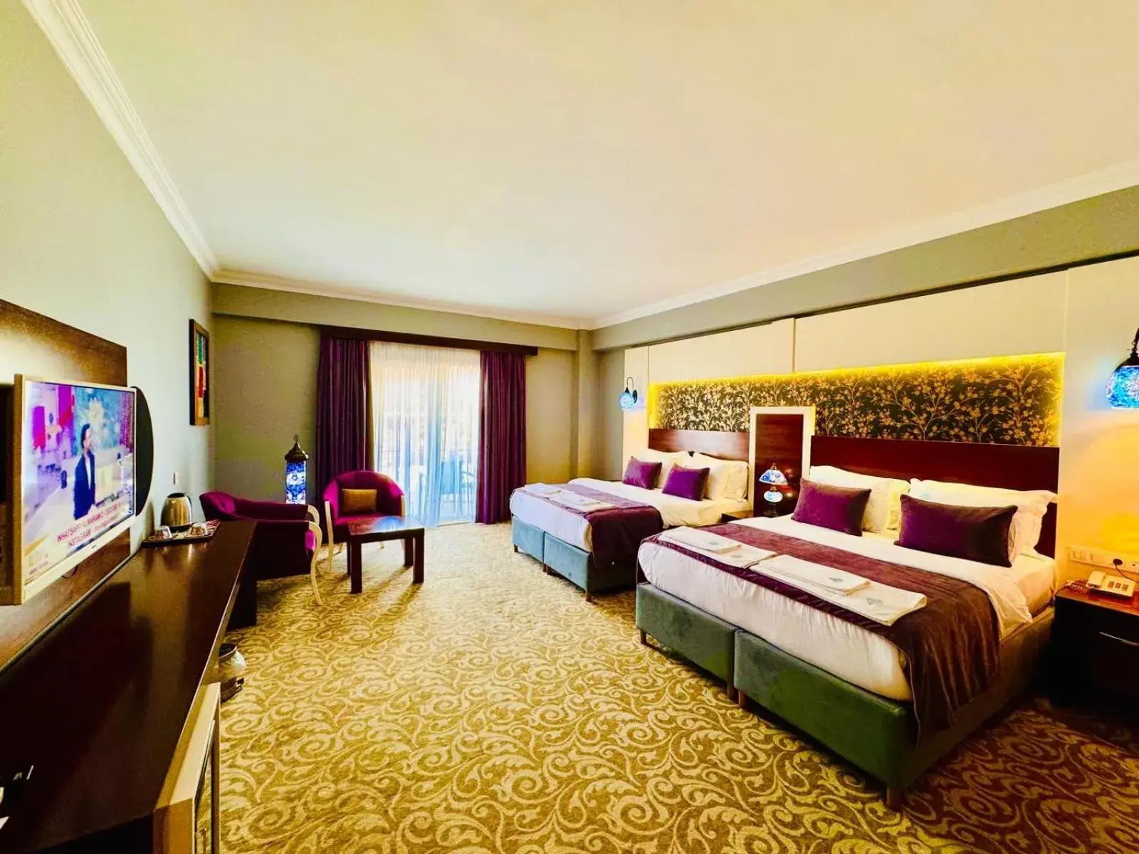 Deluxe Double or Twin Room with Balcony in Pamukkale Whiteheaven Suite Hotel Deluxe Double or Twin Room with Balcony in Pamukkale Whiteheaven Suite Hotel