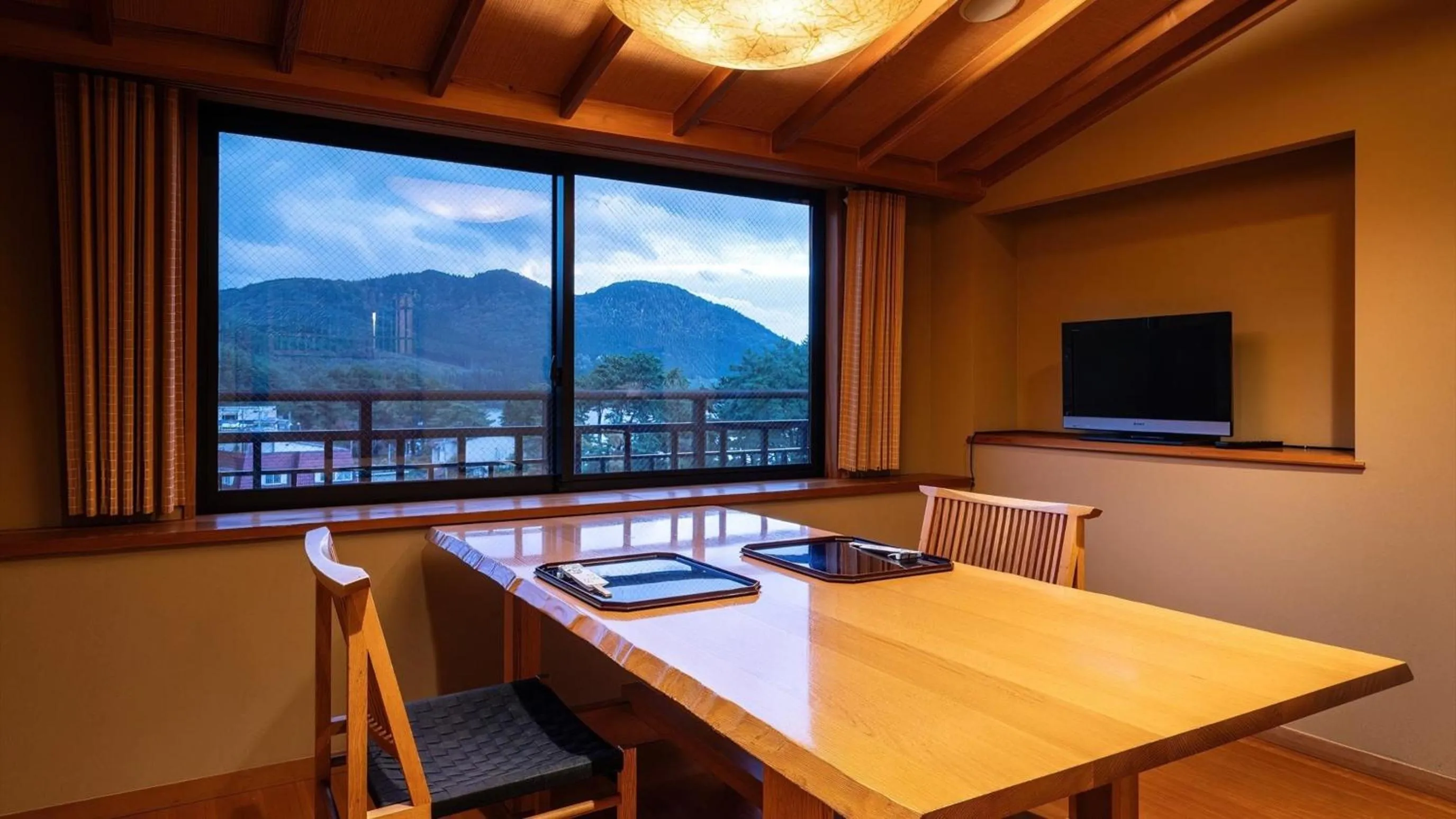 Dining area in Kashintei Shirahama