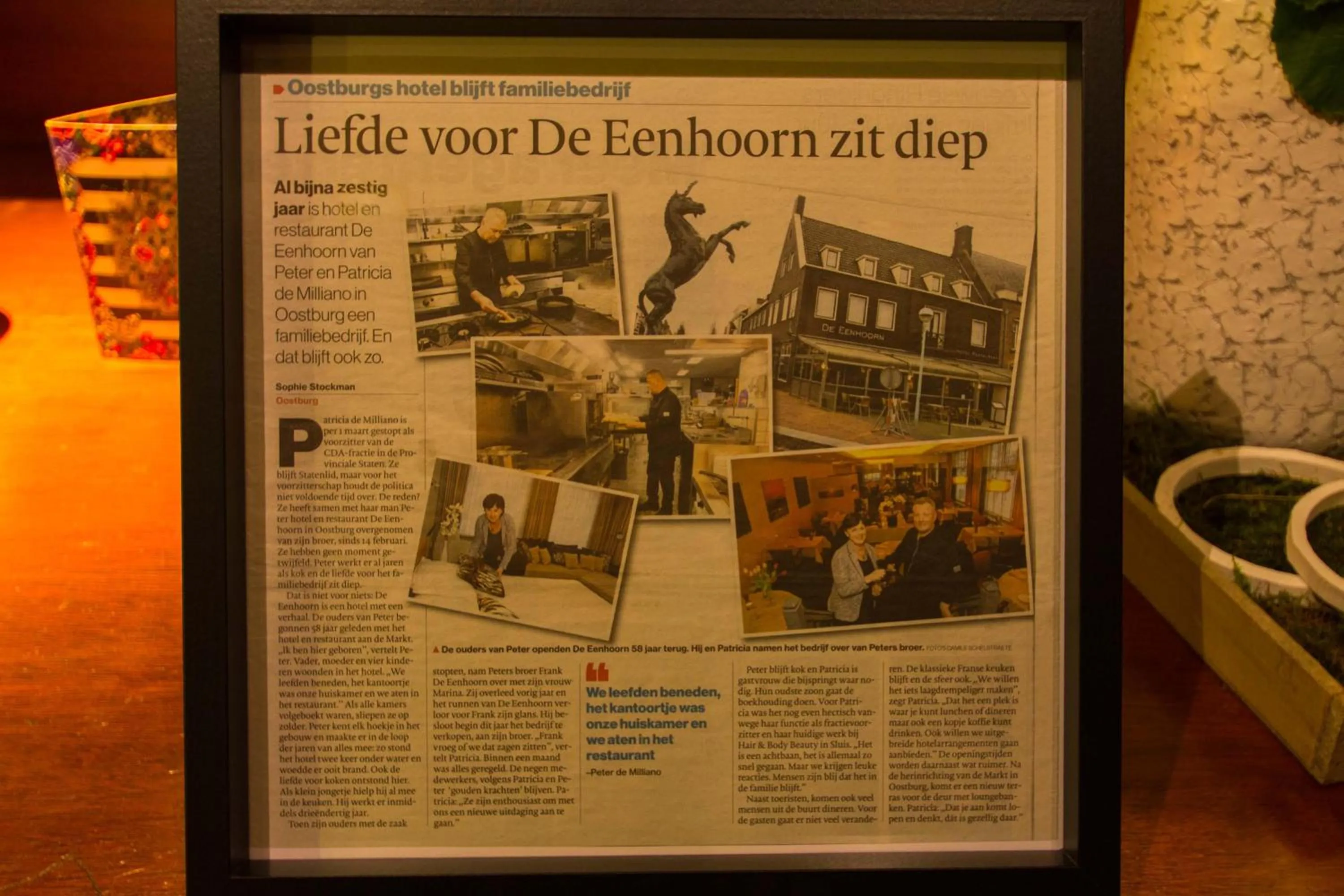 Family in De Eenhoorn