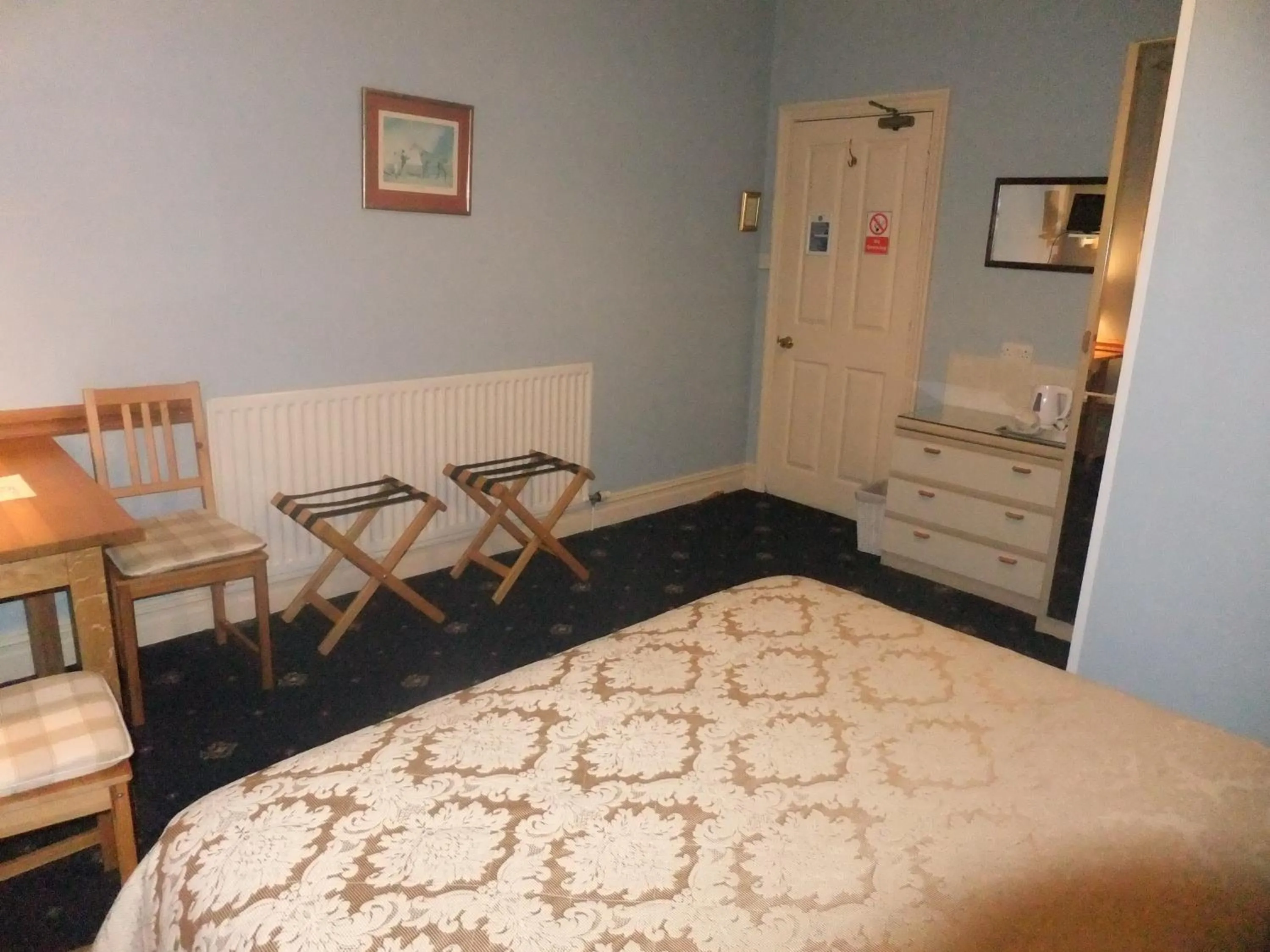 Decorative detail, Bed in Elgin Villa