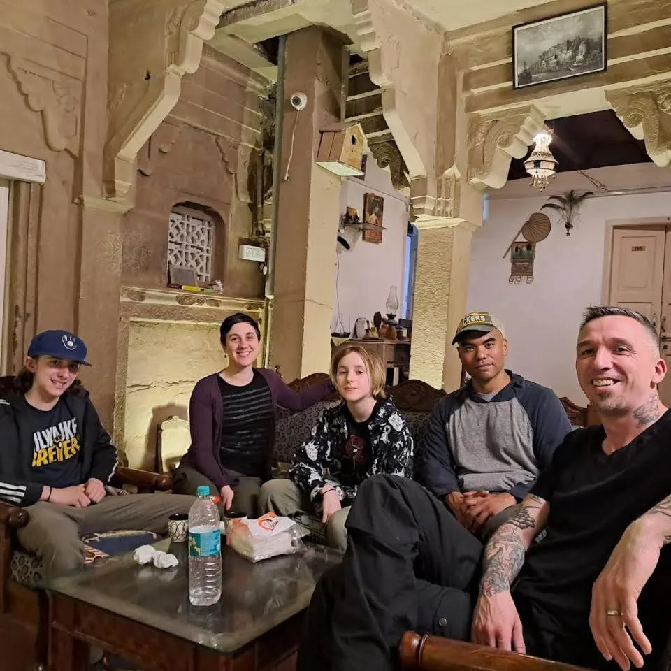 People in Narayana's Haveli