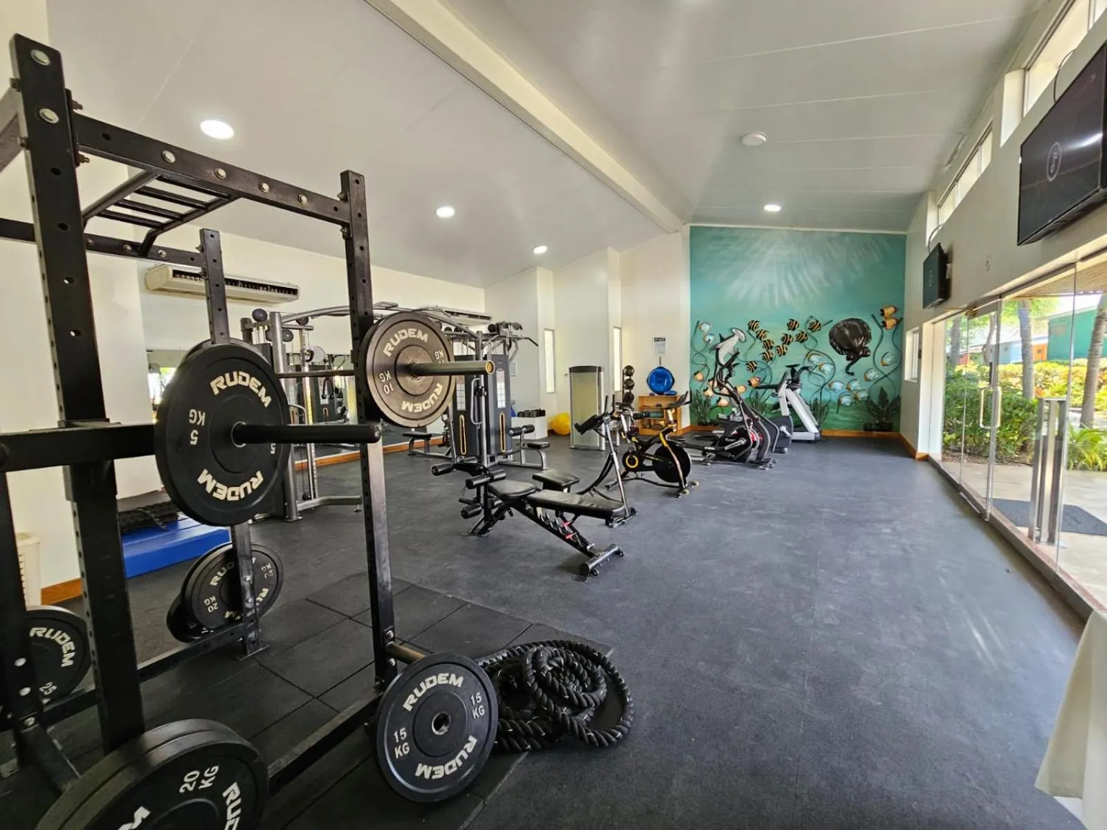 Fitness centre/facilities in Punta Sal Suites & Bungalows Resort