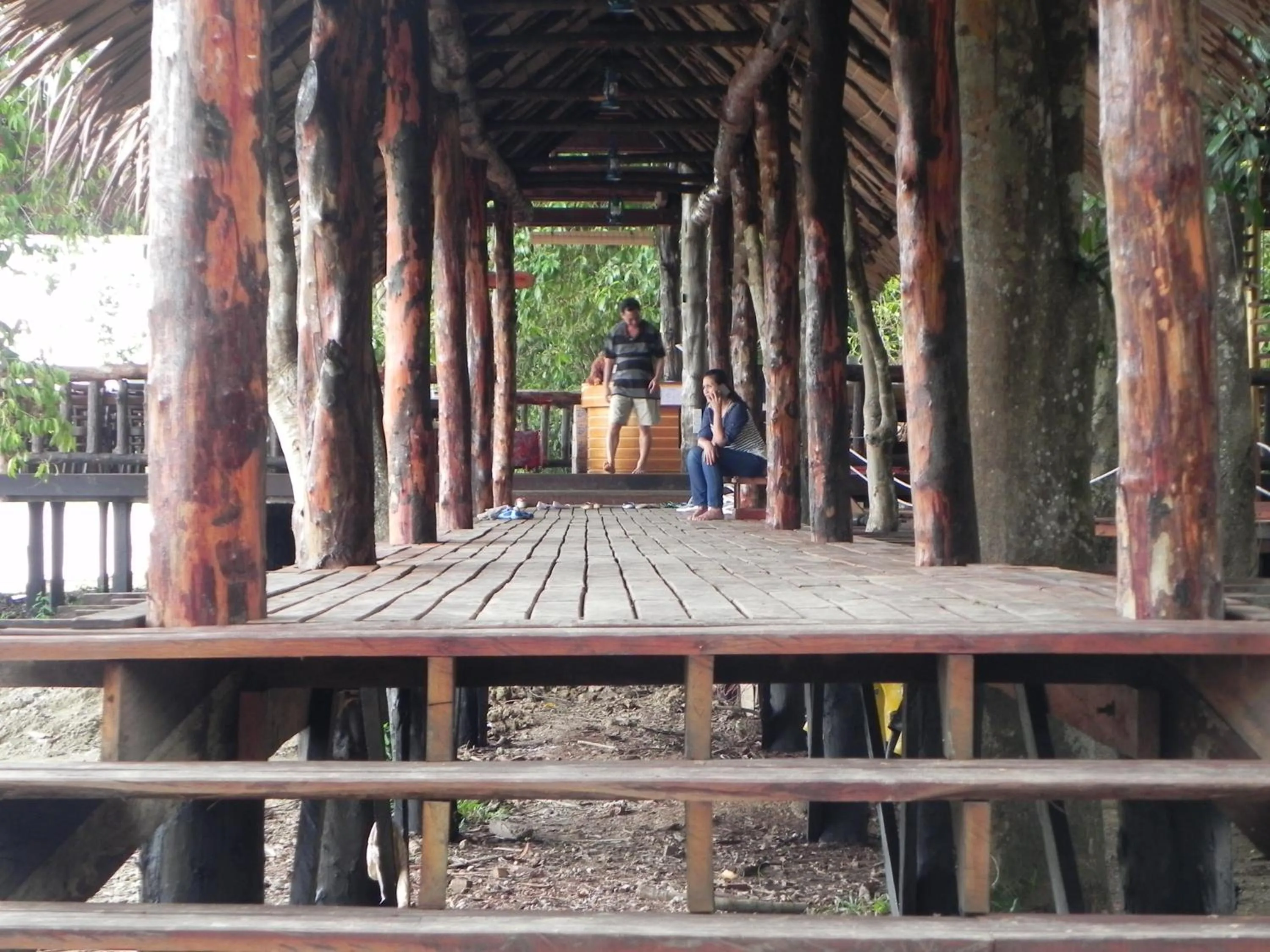 Facade/entrance in Borneo Natural Sukau Bilit Resort