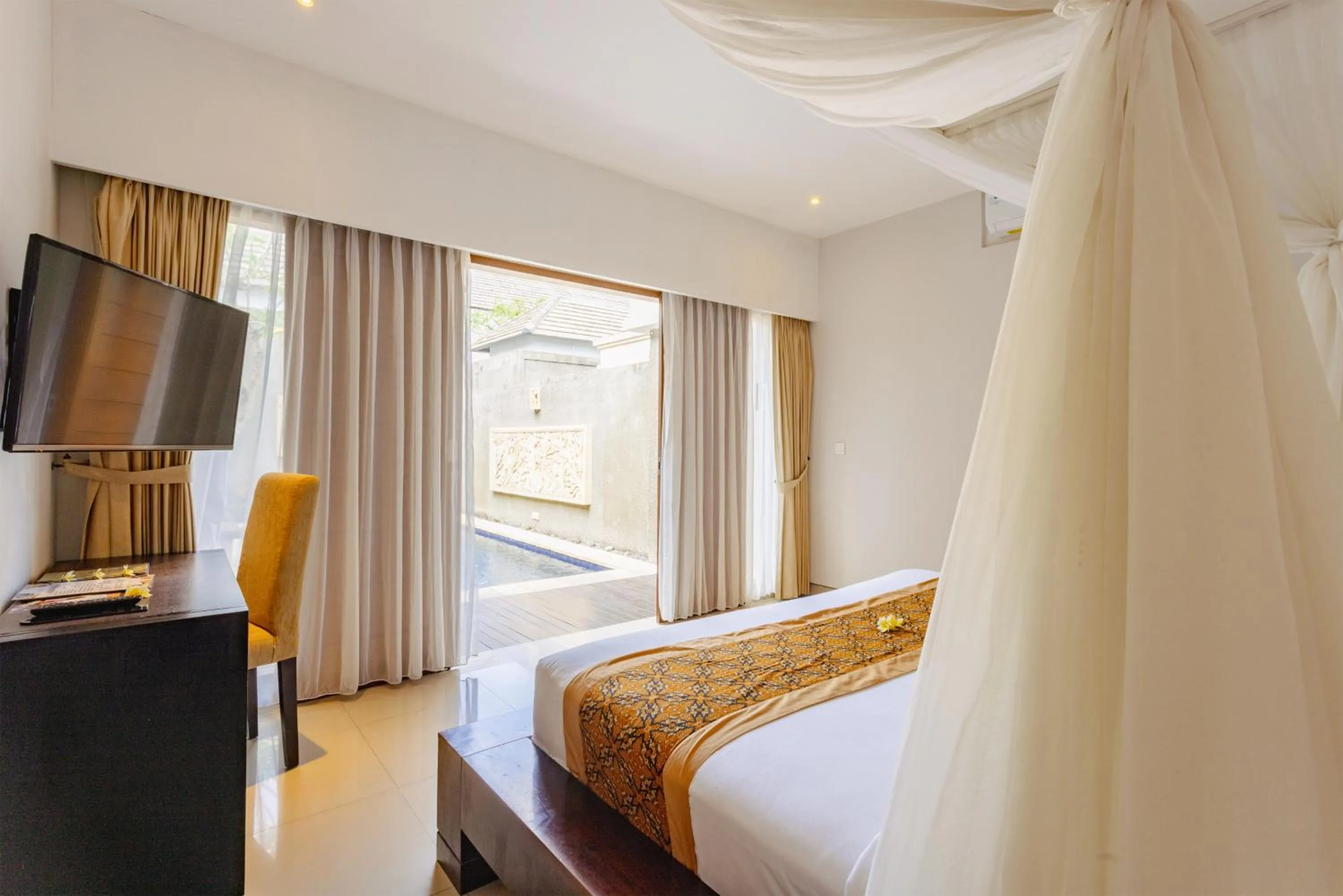 Bed in The Light Exclusive Villas and SPA