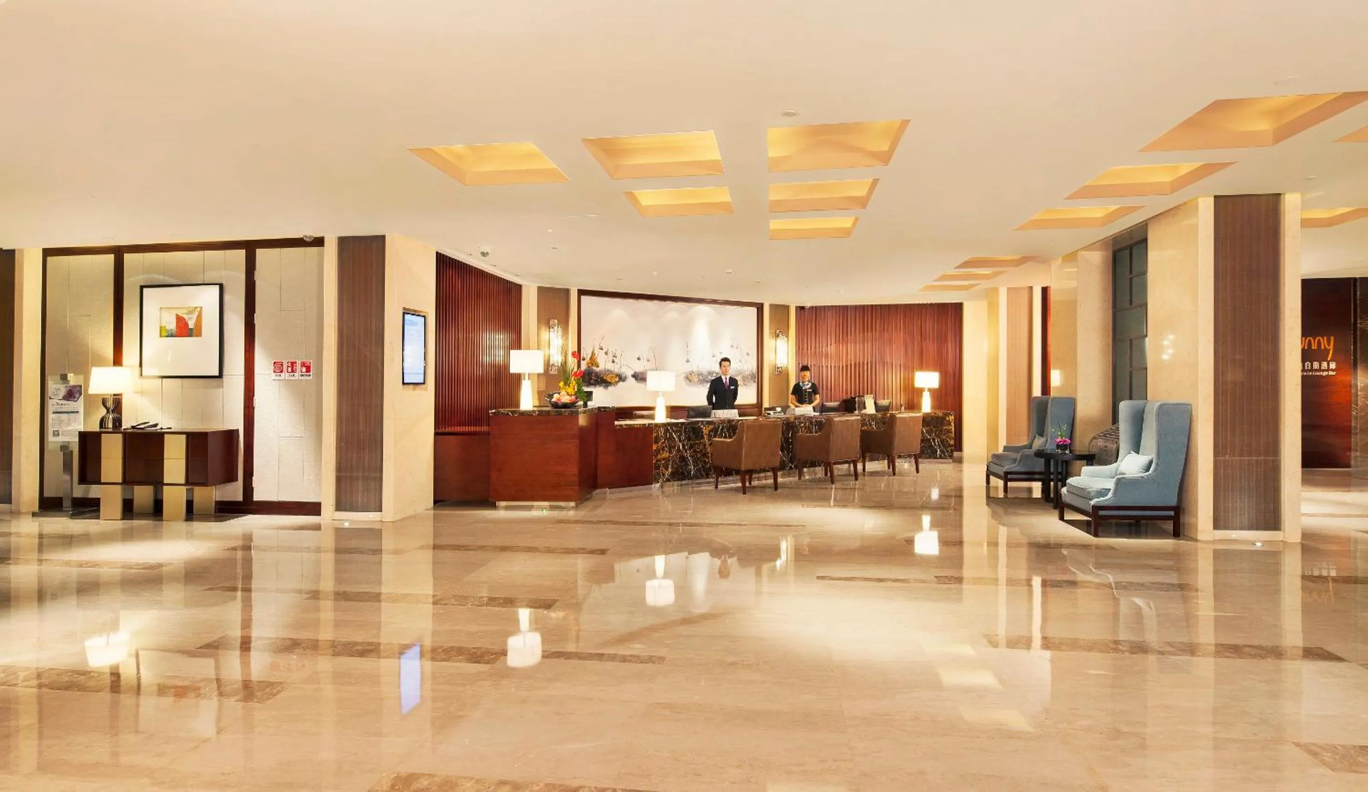 Lobby or reception in Yiho Hotel Xiamen Huli