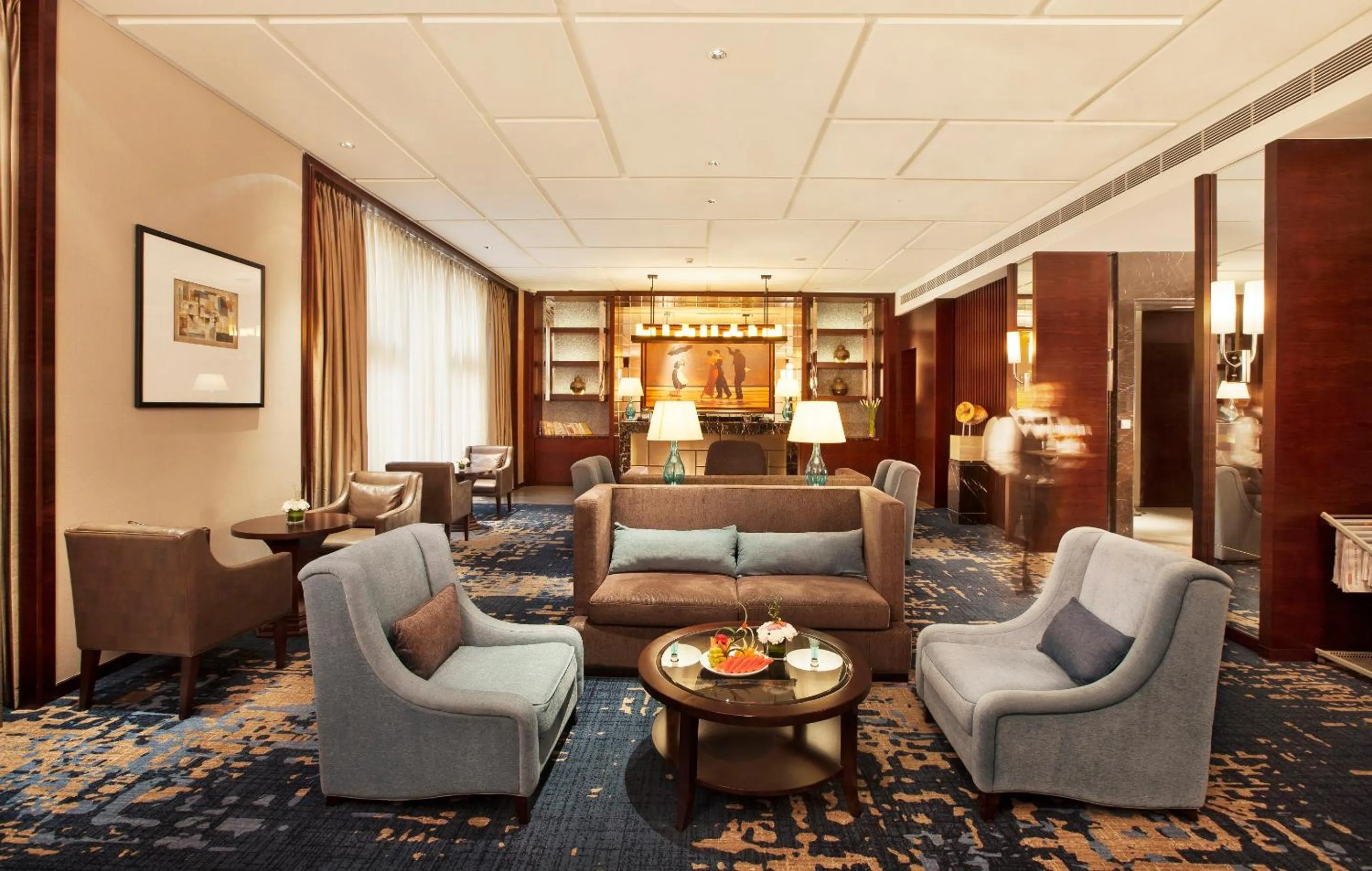 Lounge or bar in Yiho Hotel Xiamen Huli