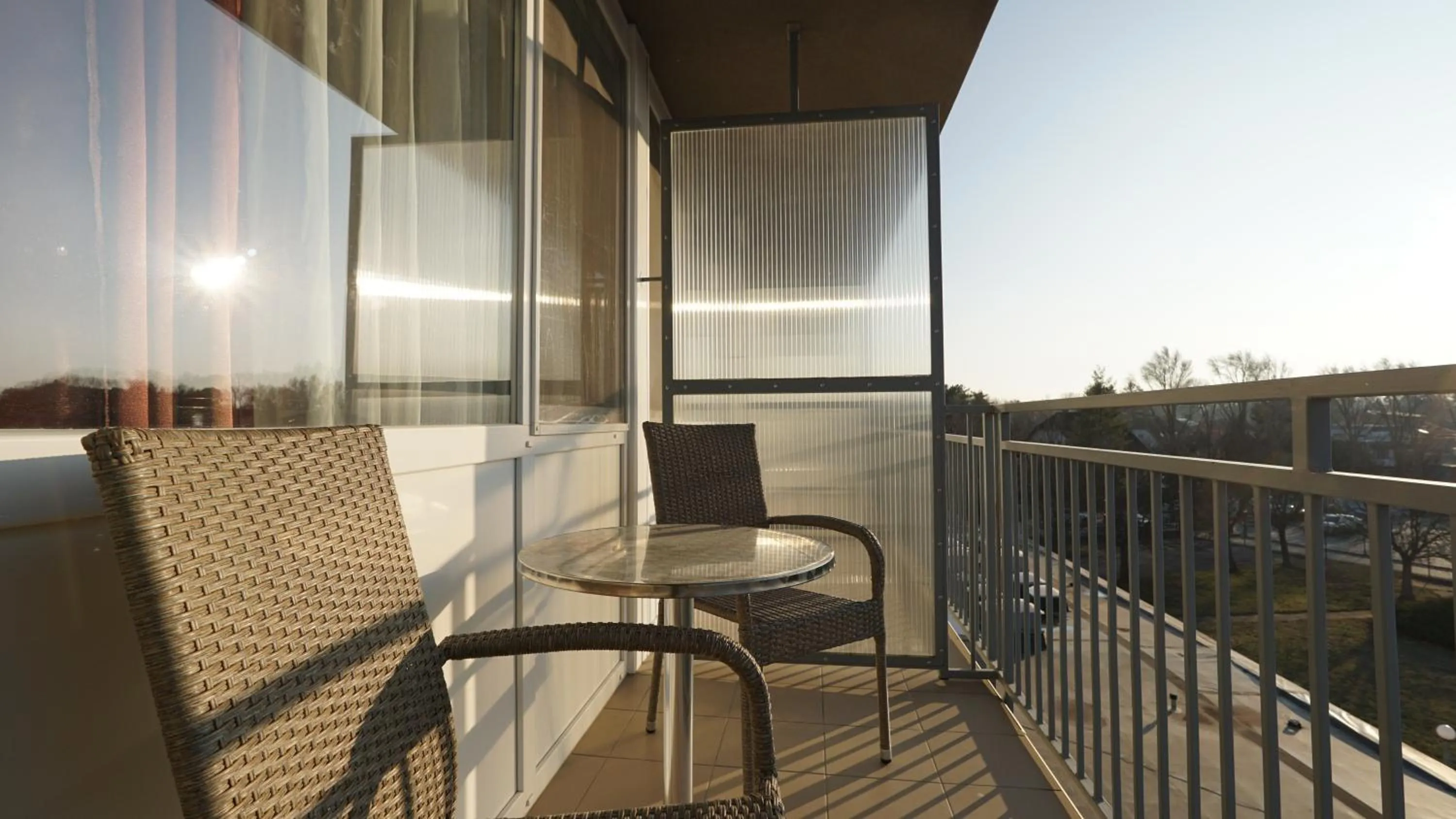 Balcony/Terrace in Plazs Hotel Siófok