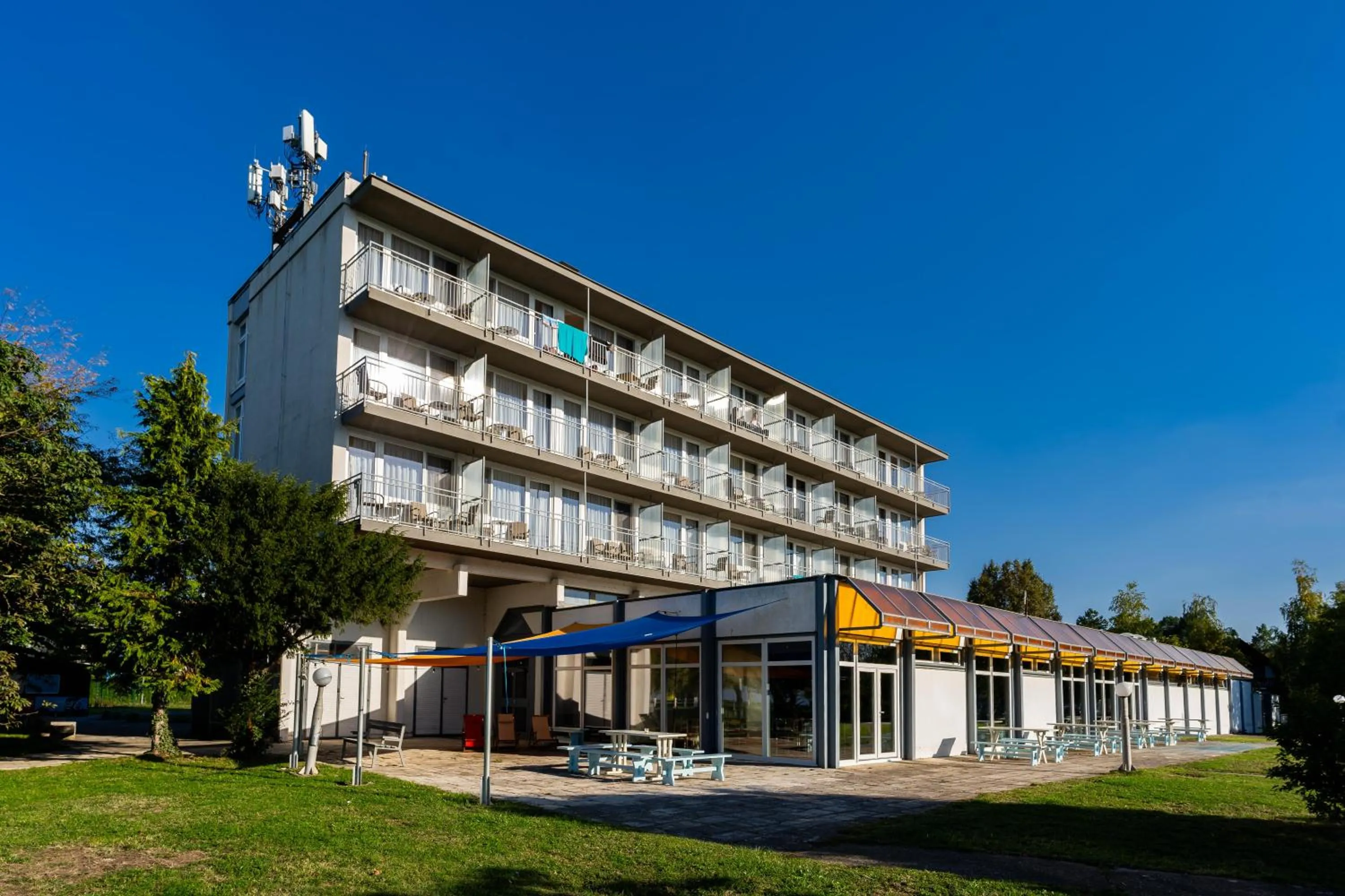 Property building in Plazs Hotel Siófok