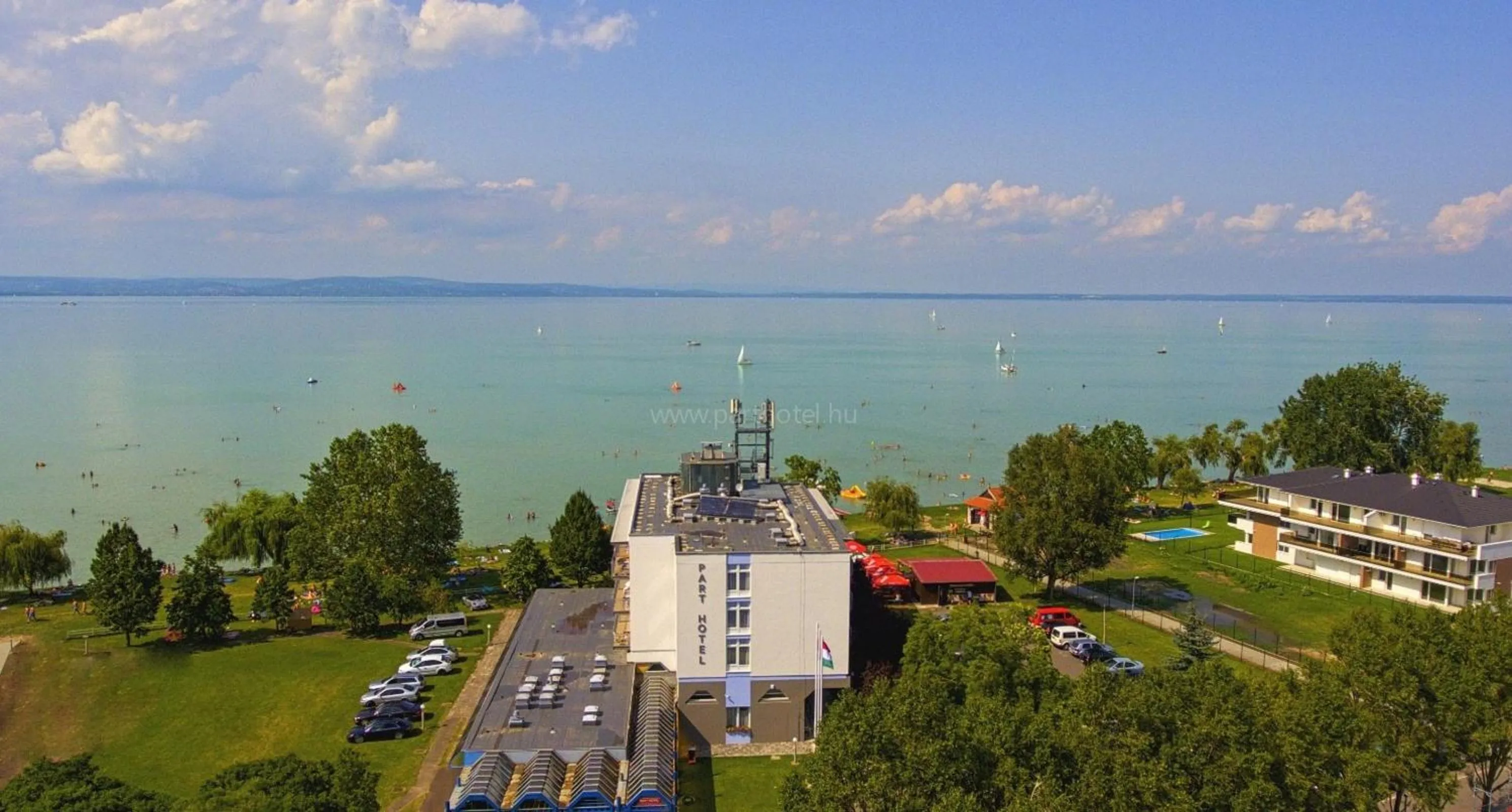 Bird's eye view in Plazs Hotel Siófok