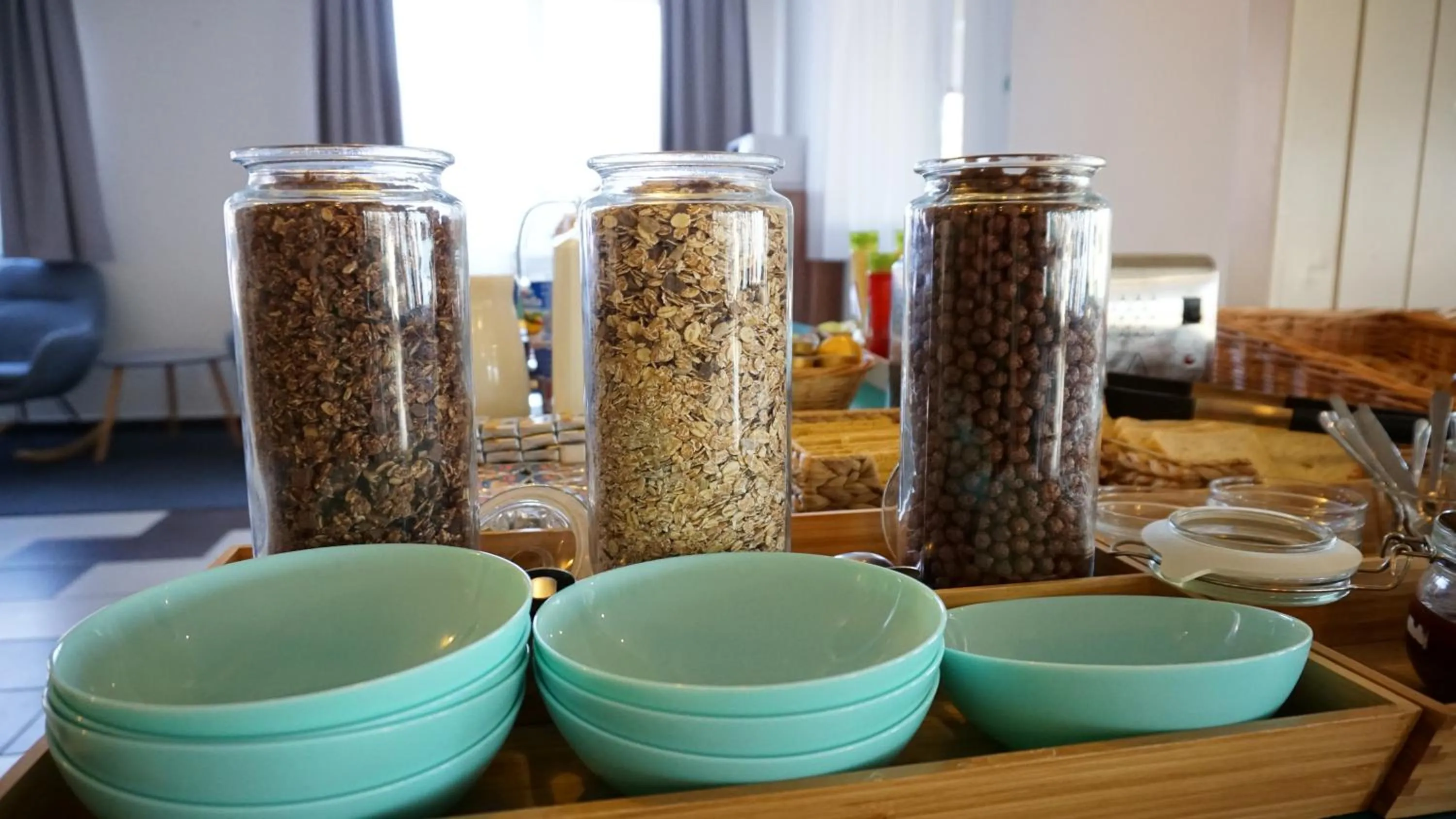 Buffet breakfast in Plazs Hotel Siófok