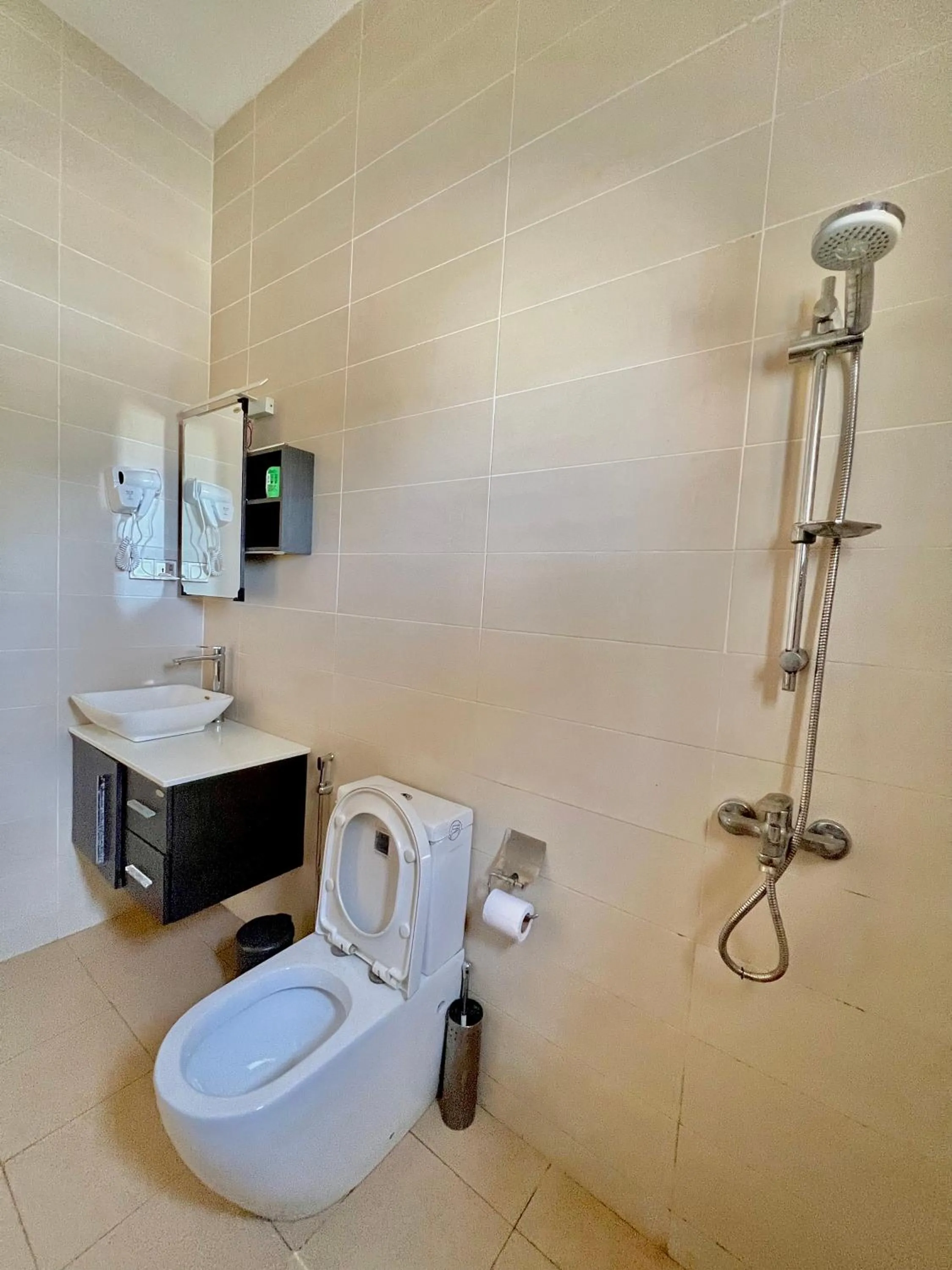 Shower in Jambiani White Sands Bungalows