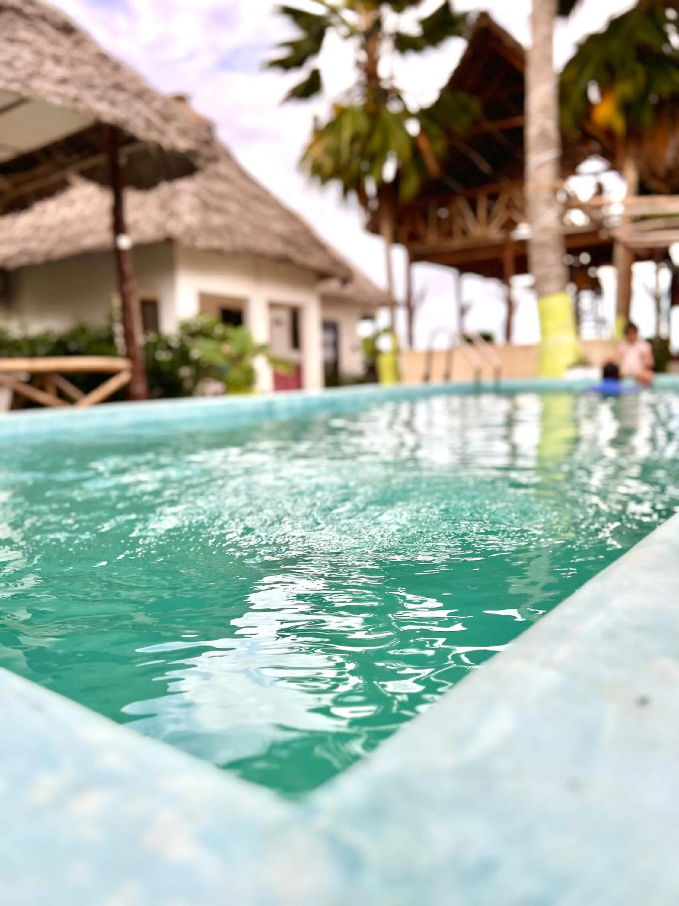 Pool view in Jambiani White Sands Bungalows