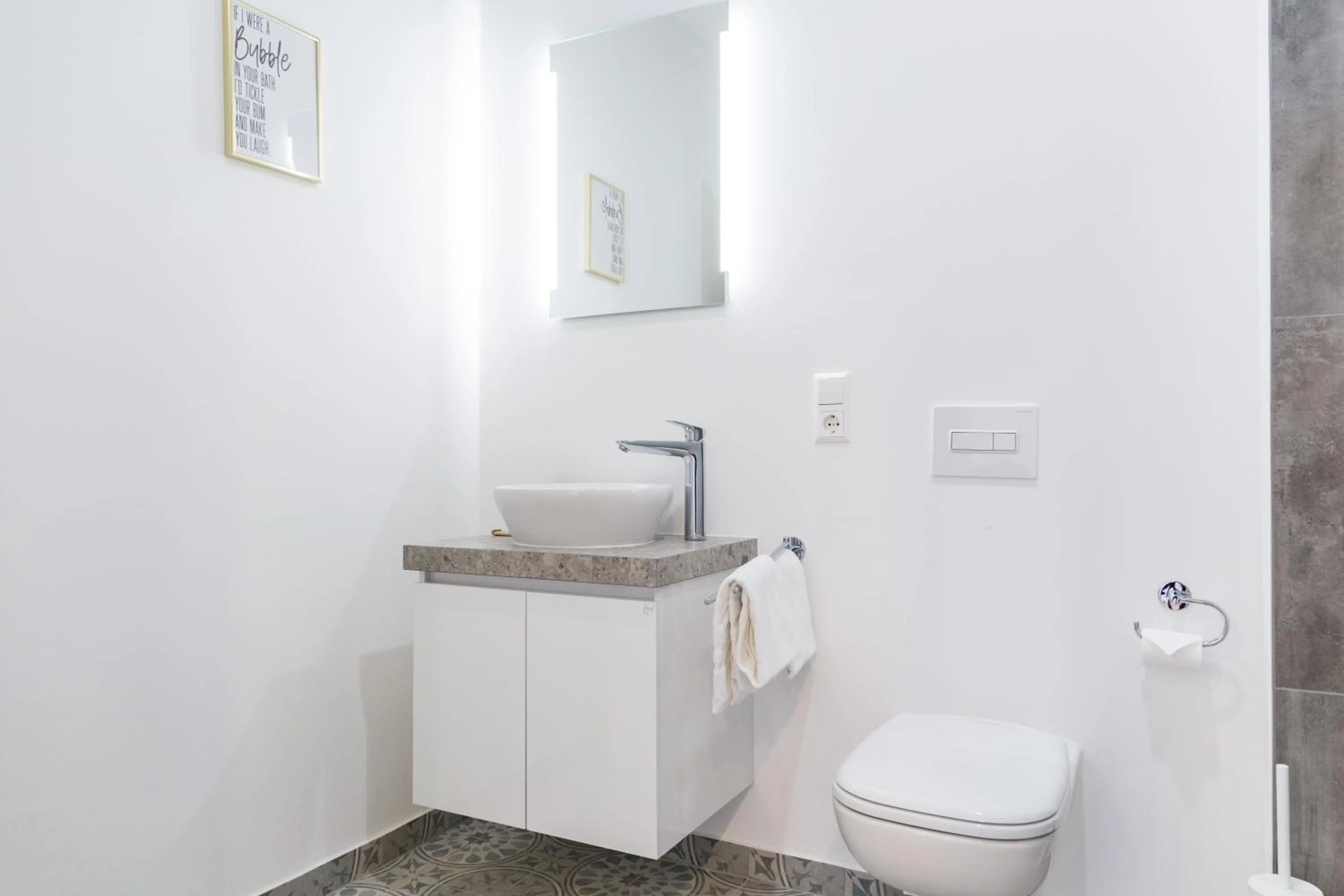 Toilet in living TIMELESS - Adler Apartments Sasbachwalden