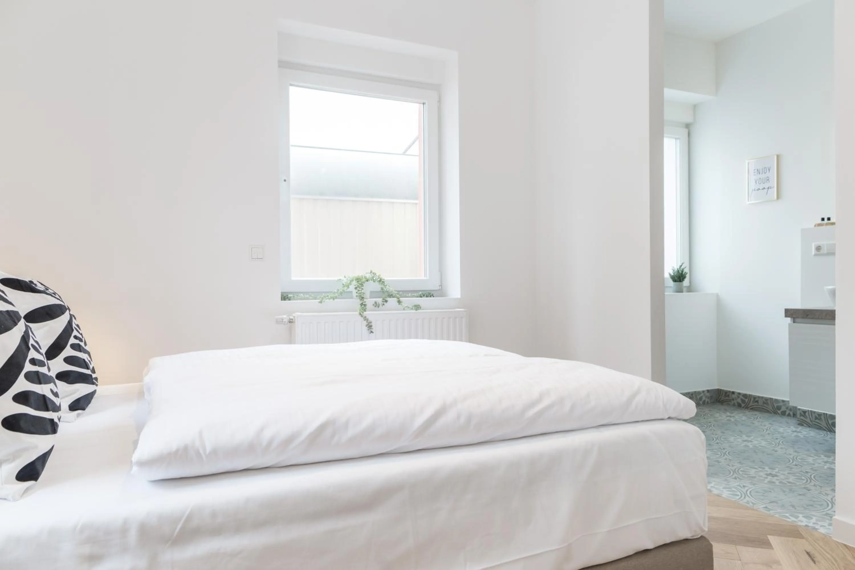 Bed in living TIMELESS - Adler Apartments Sasbachwalden