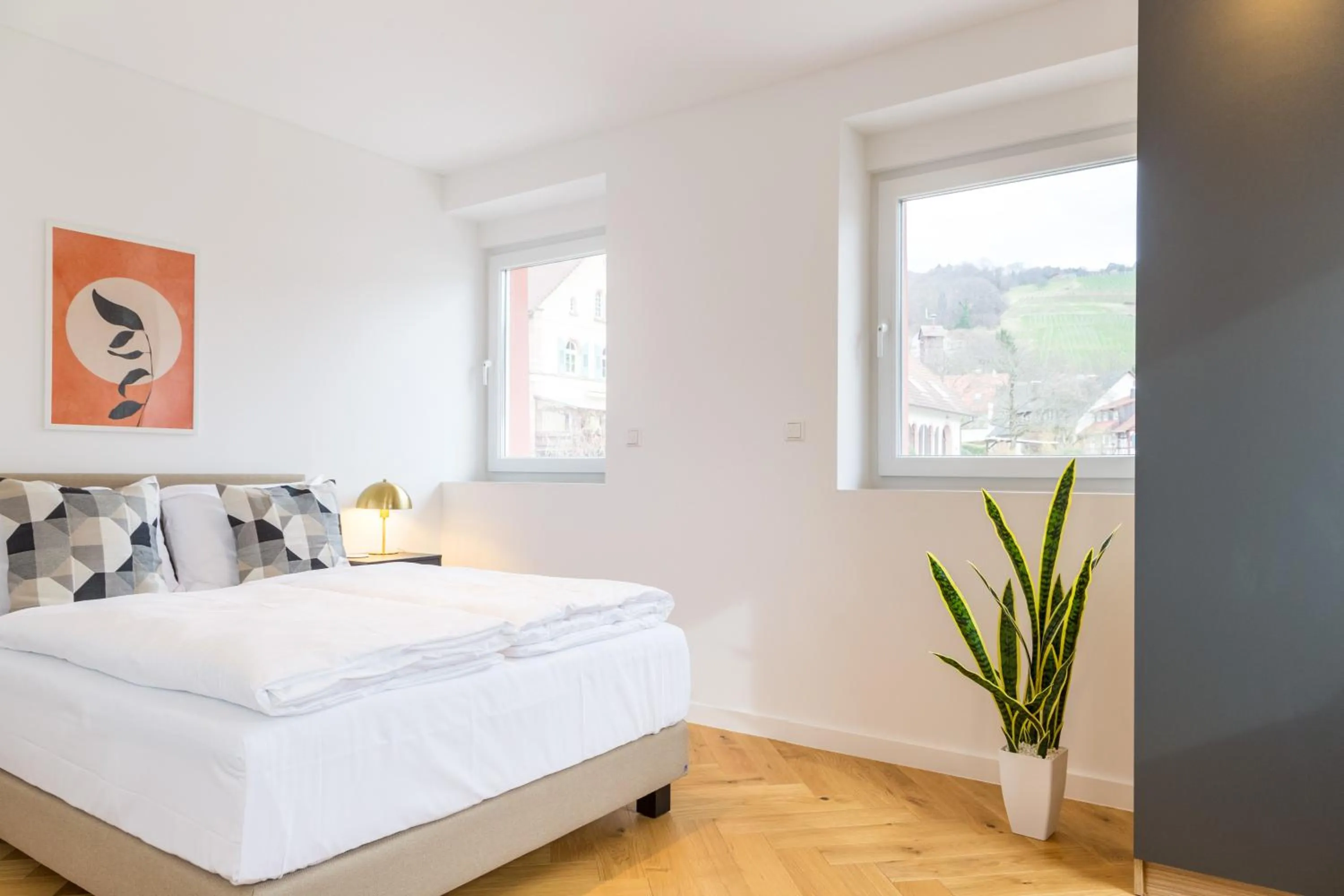 Bed in living TIMELESS - Adler Apartments Sasbachwalden