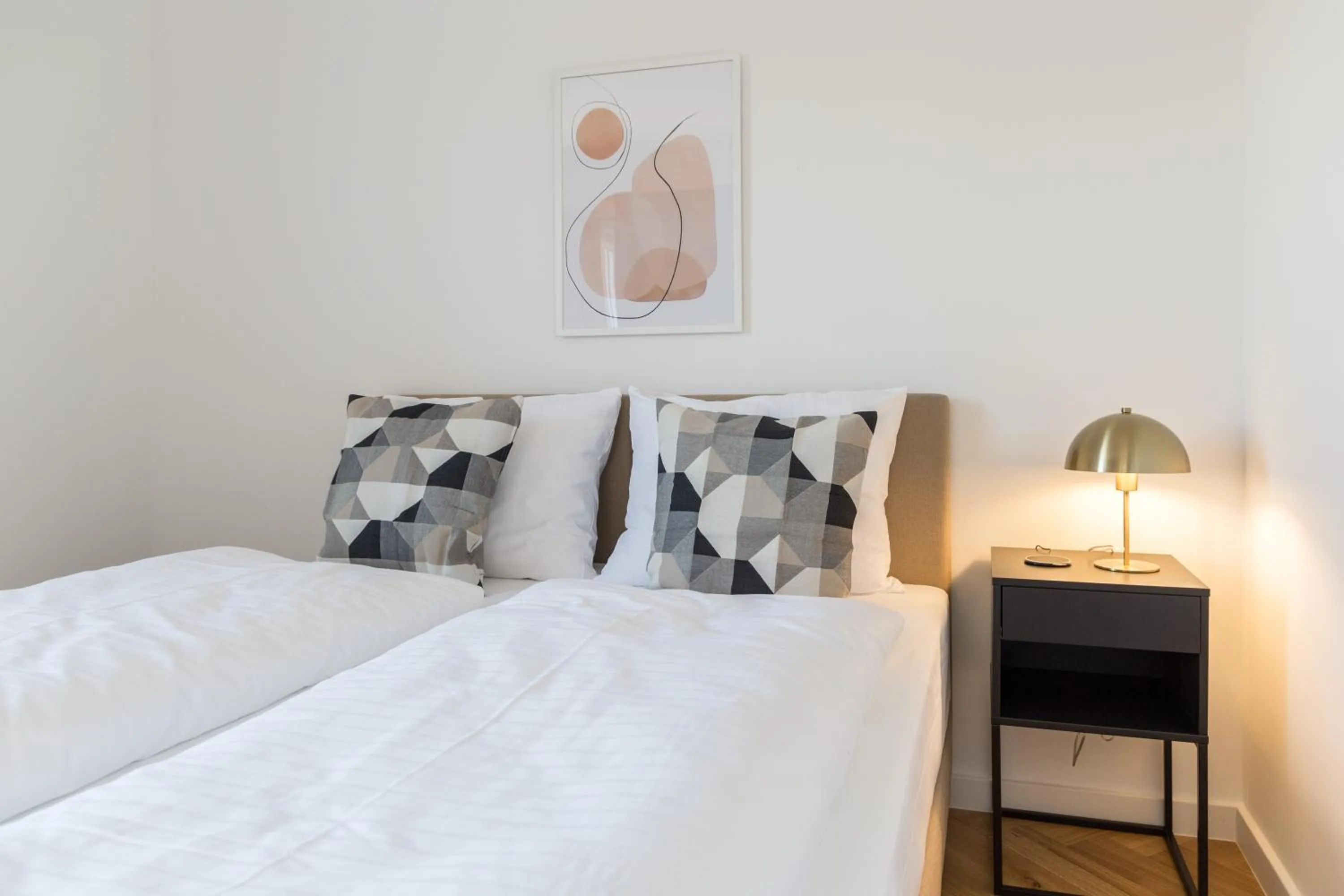 Bed in living TIMELESS - Adler Apartments Sasbachwalden