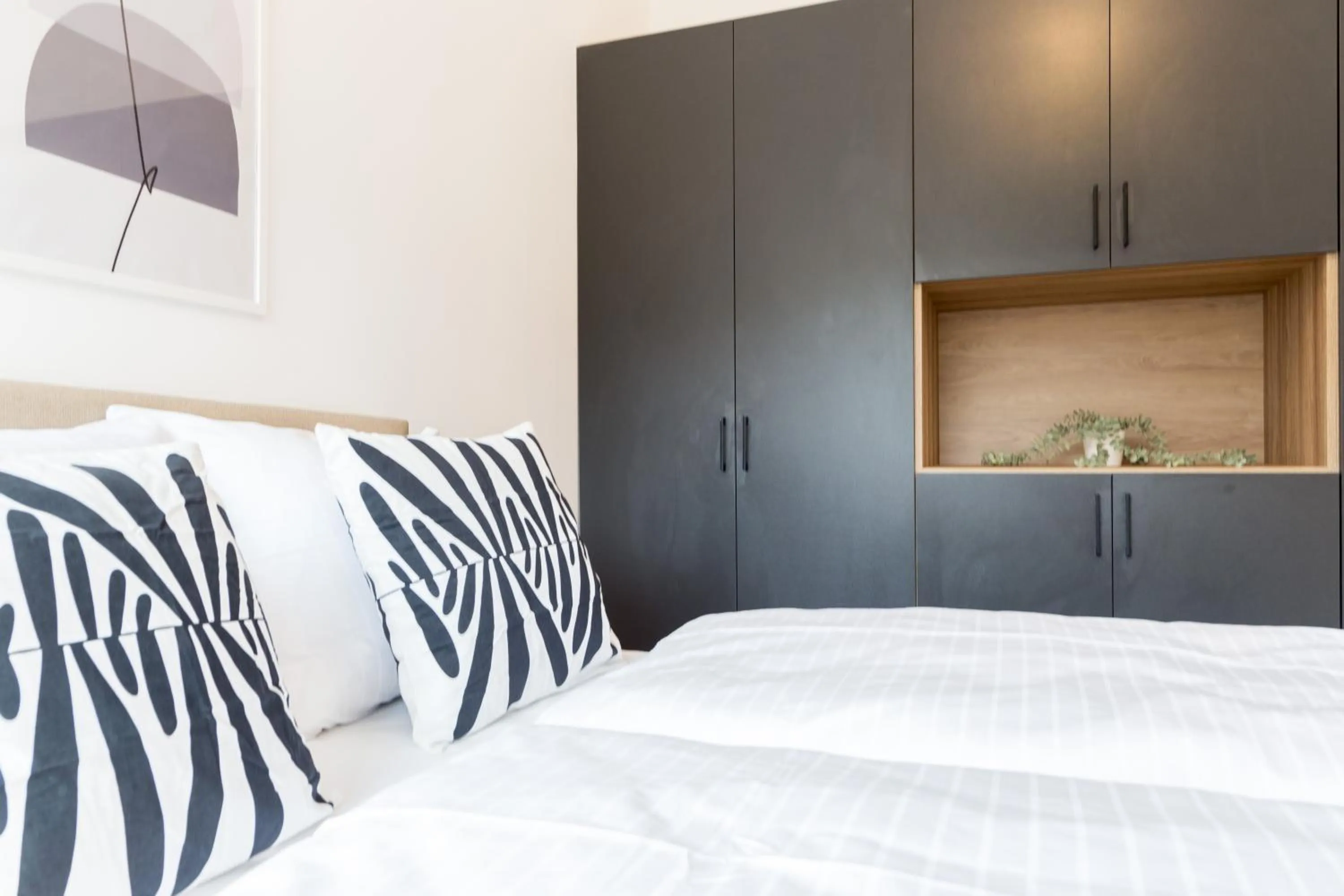 Bed in living TIMELESS - Adler Apartments Sasbachwalden