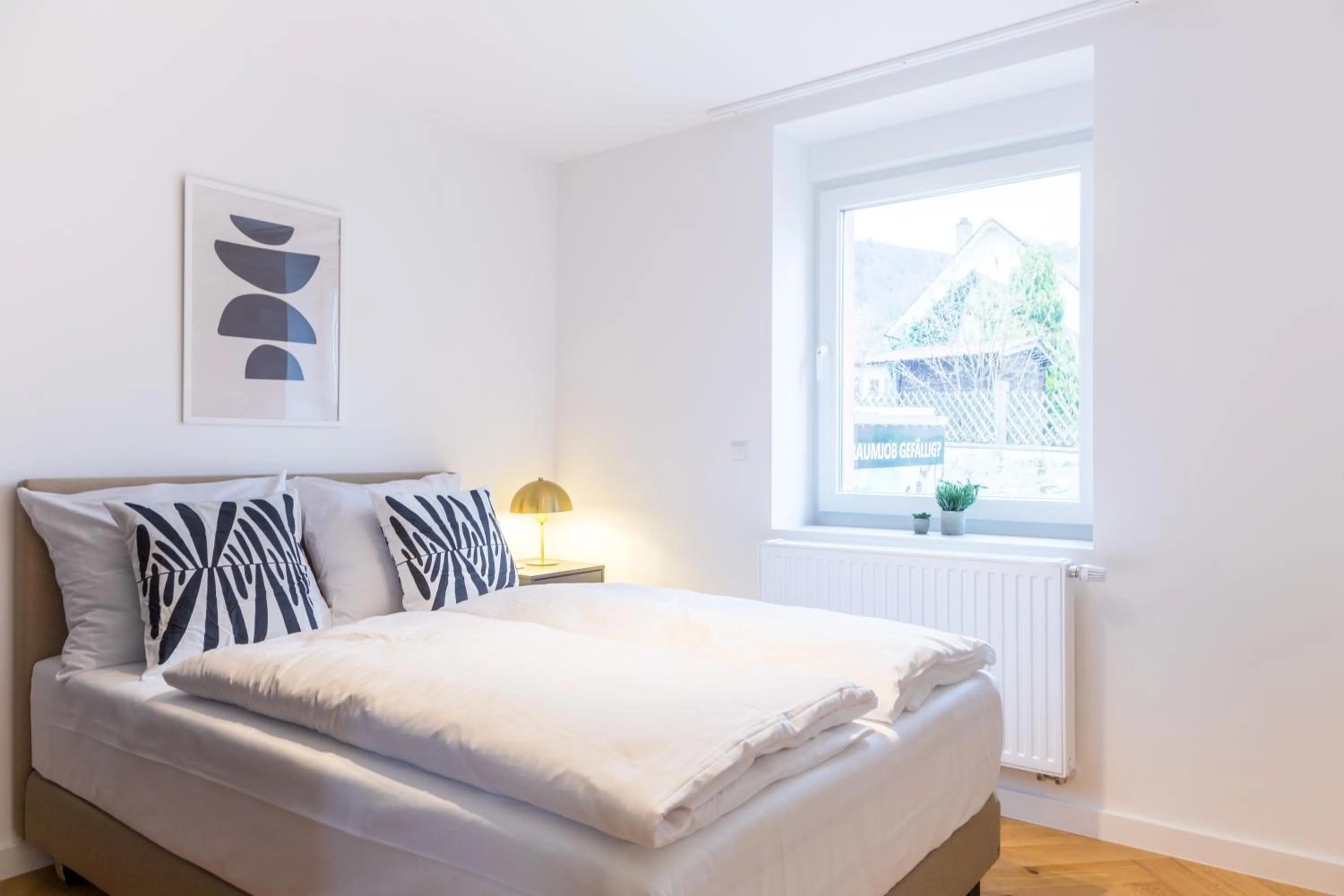 Bed in living TIMELESS - Adler Apartments Sasbachwalden