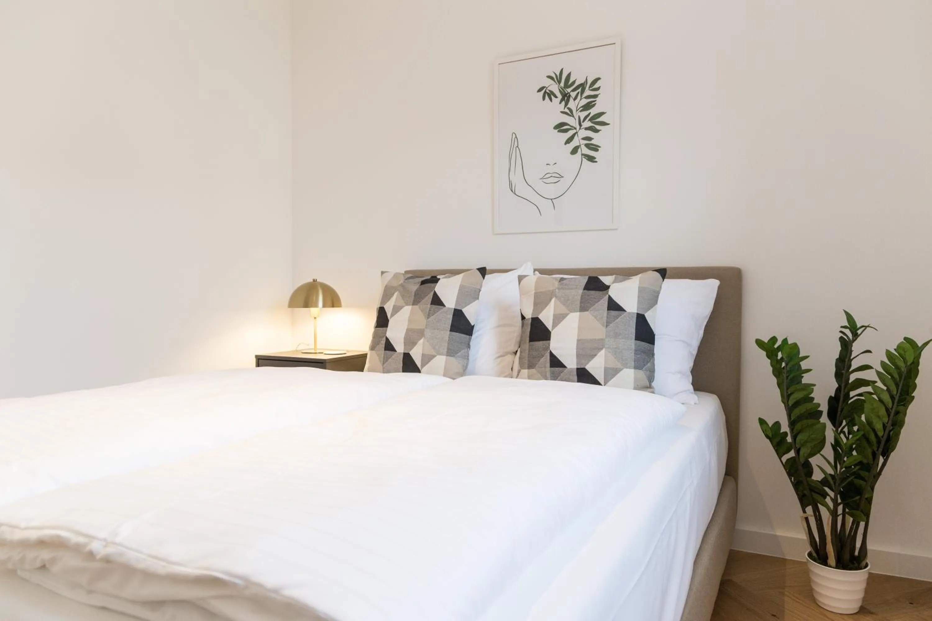 Bed in living TIMELESS - Adler Apartments Sasbachwalden