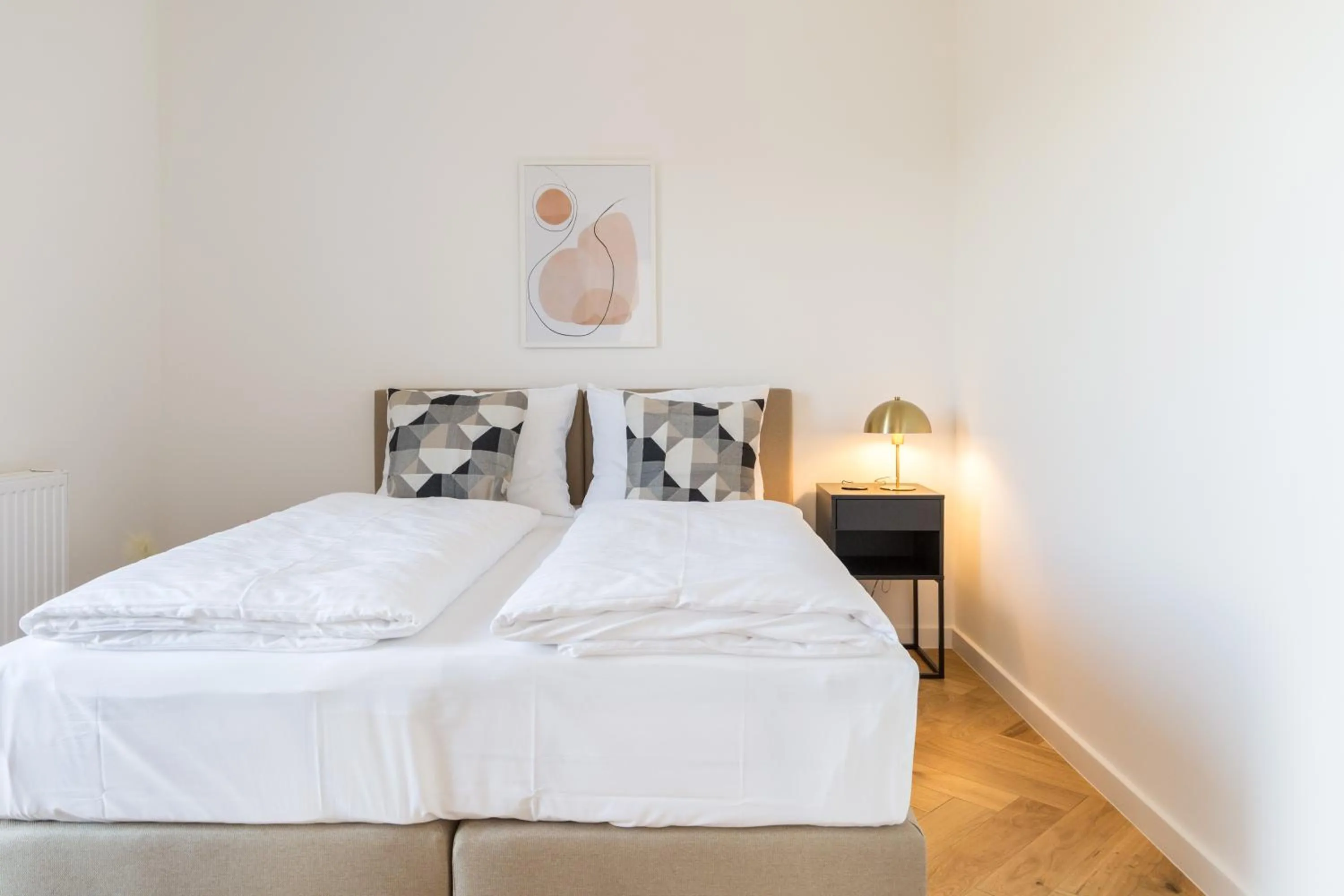 Bed in living TIMELESS - Adler Apartments Sasbachwalden