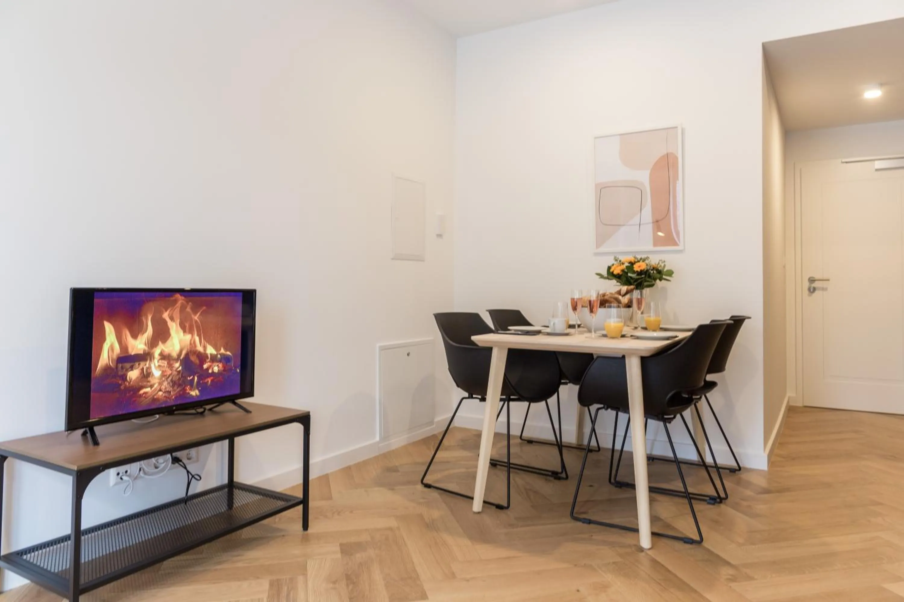 TV and multimedia in living TIMELESS - Adler Apartments Sasbachwalden