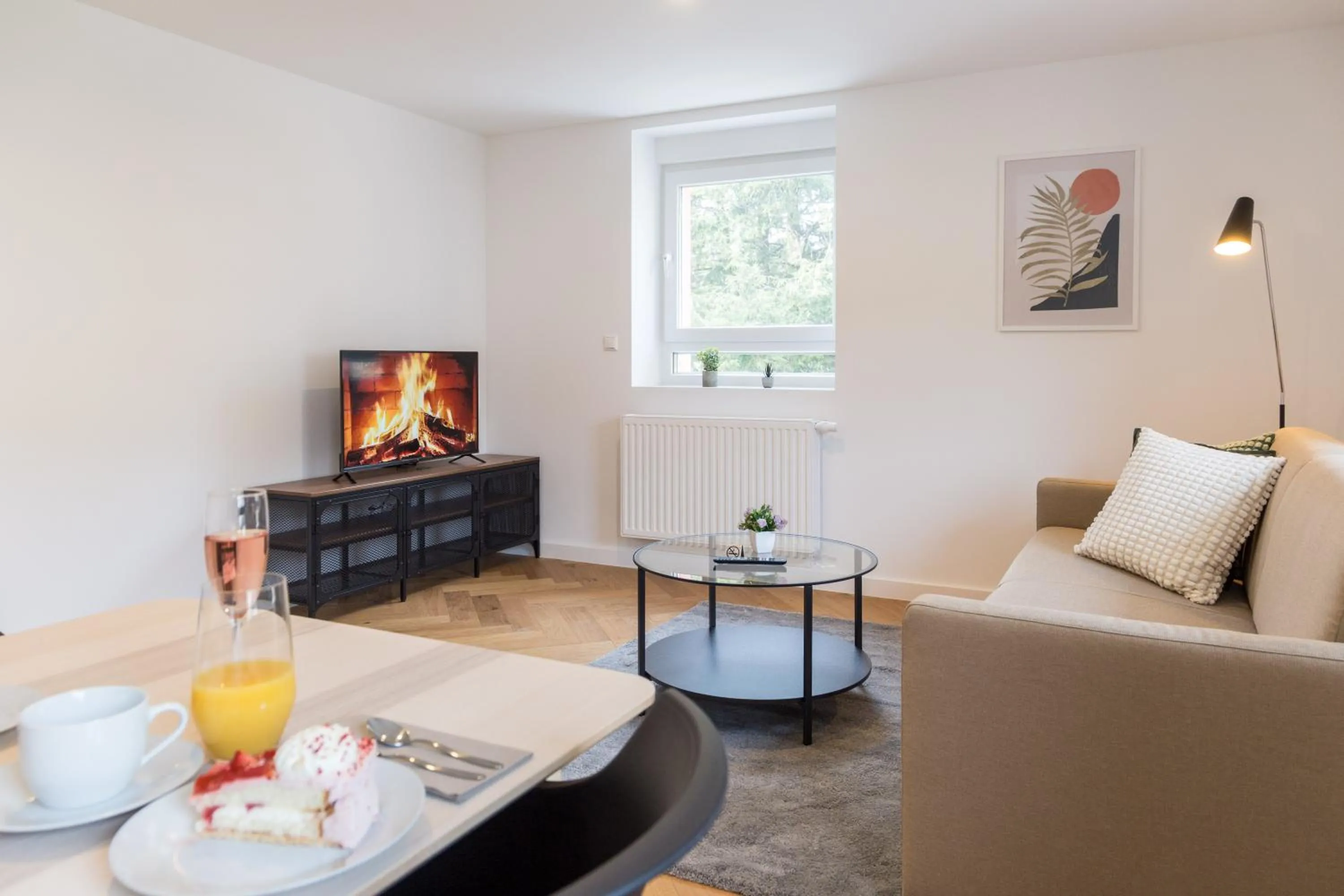 TV and multimedia in living TIMELESS - Adler Apartments Sasbachwalden