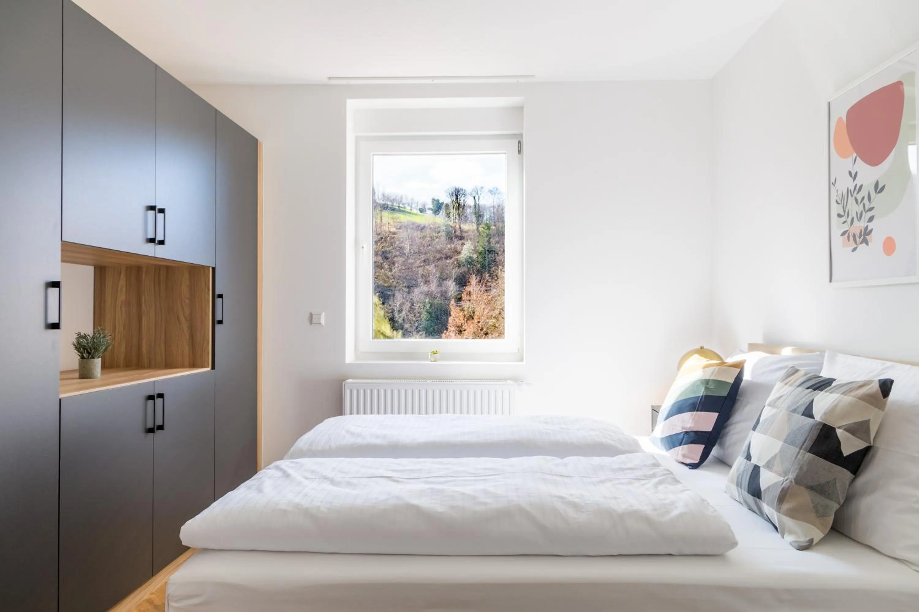 Bed in living TIMELESS - Adler Apartments Sasbachwalden