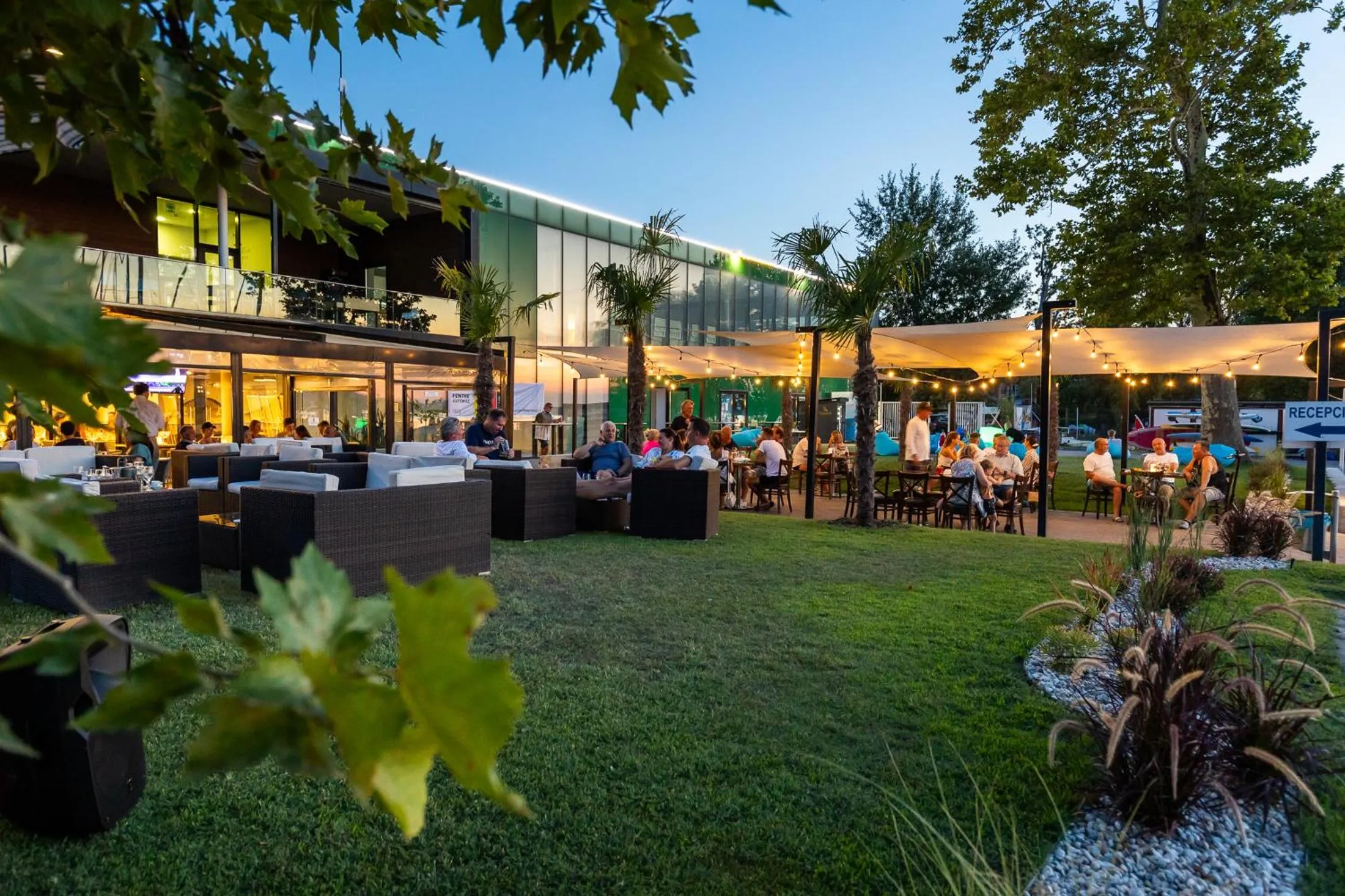 People in BL Garden Panzió