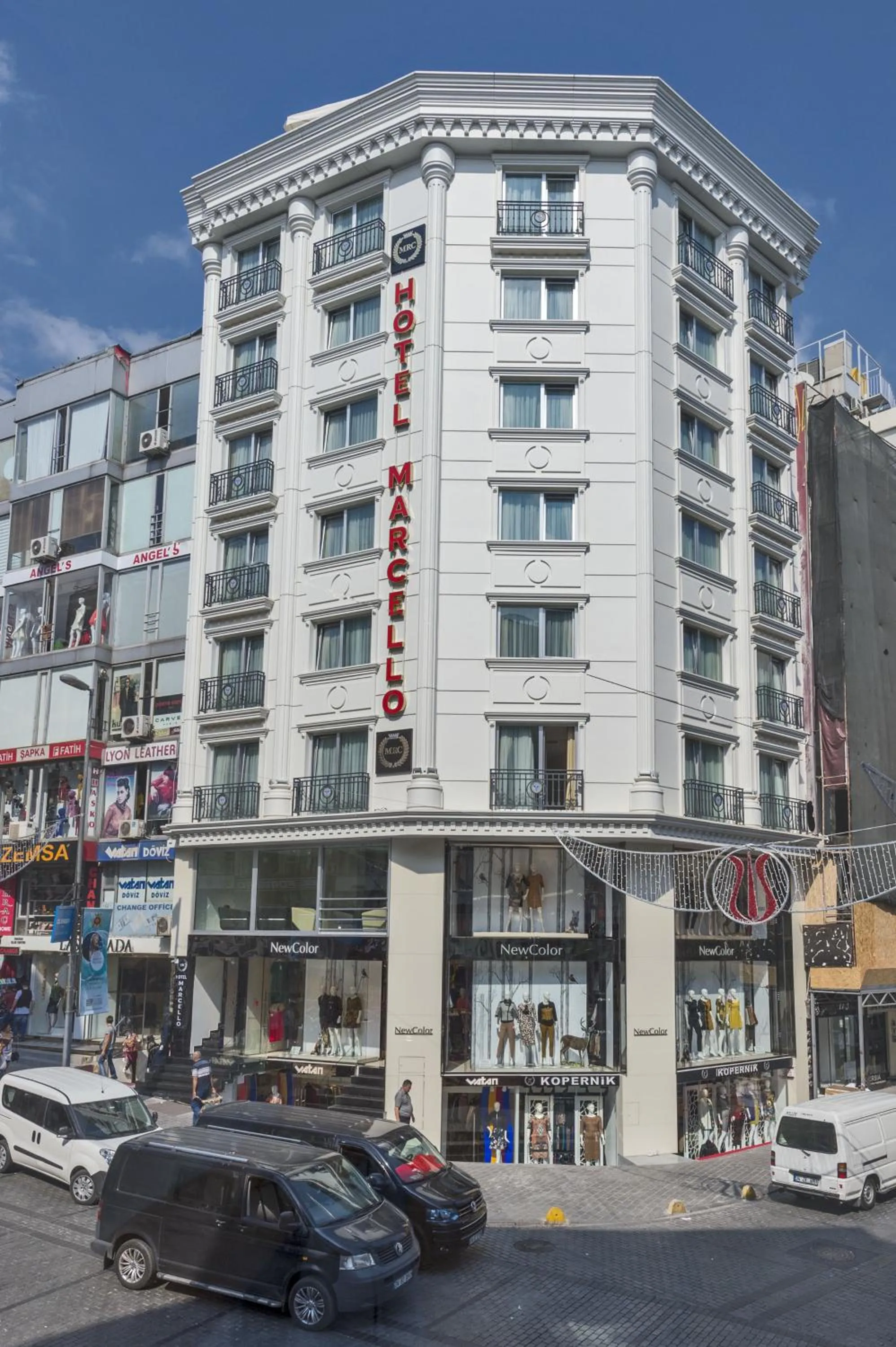 Facade/entrance in Marcello Hotel