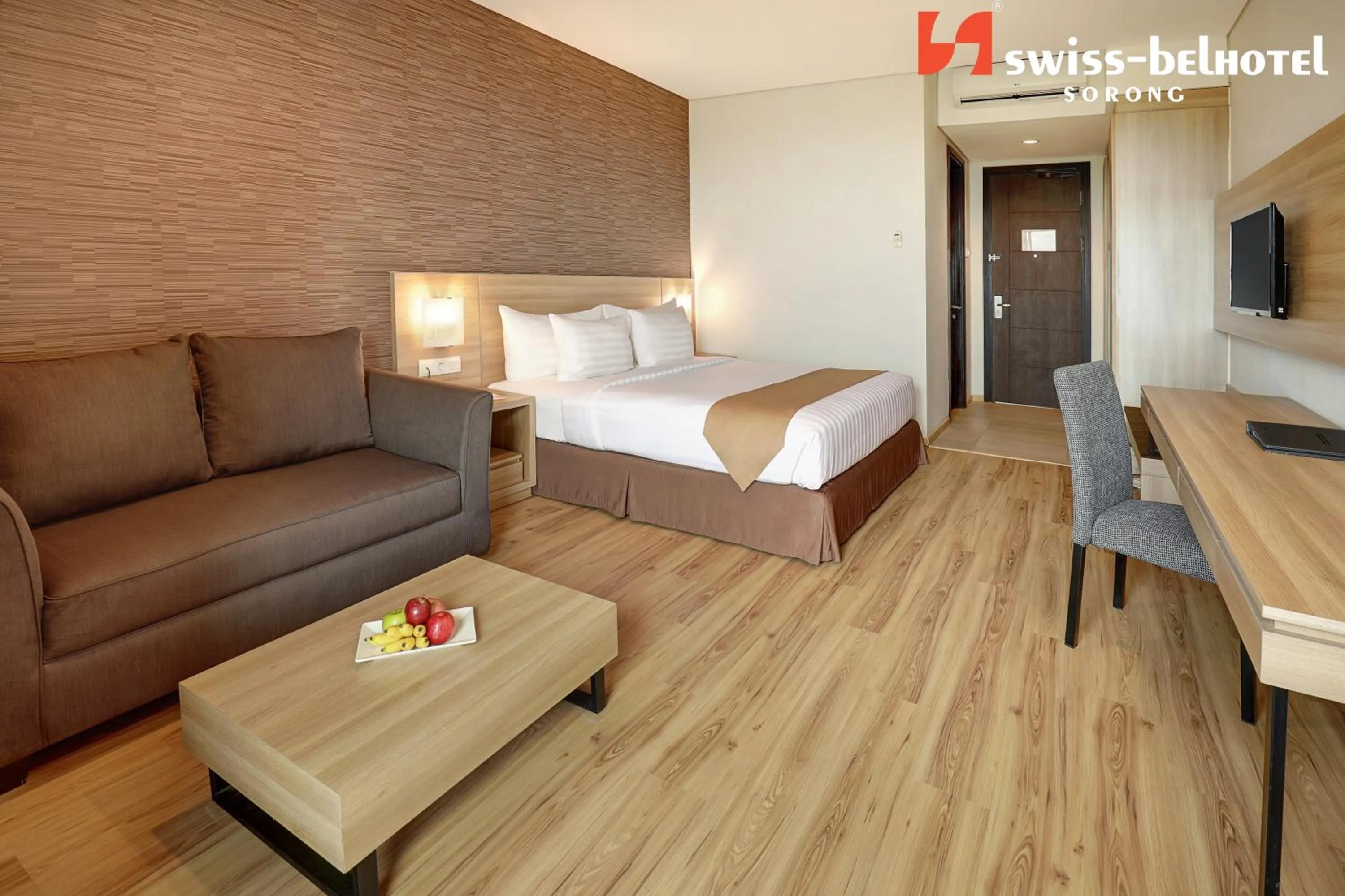 Bed in Swiss-Belhotel Sorong