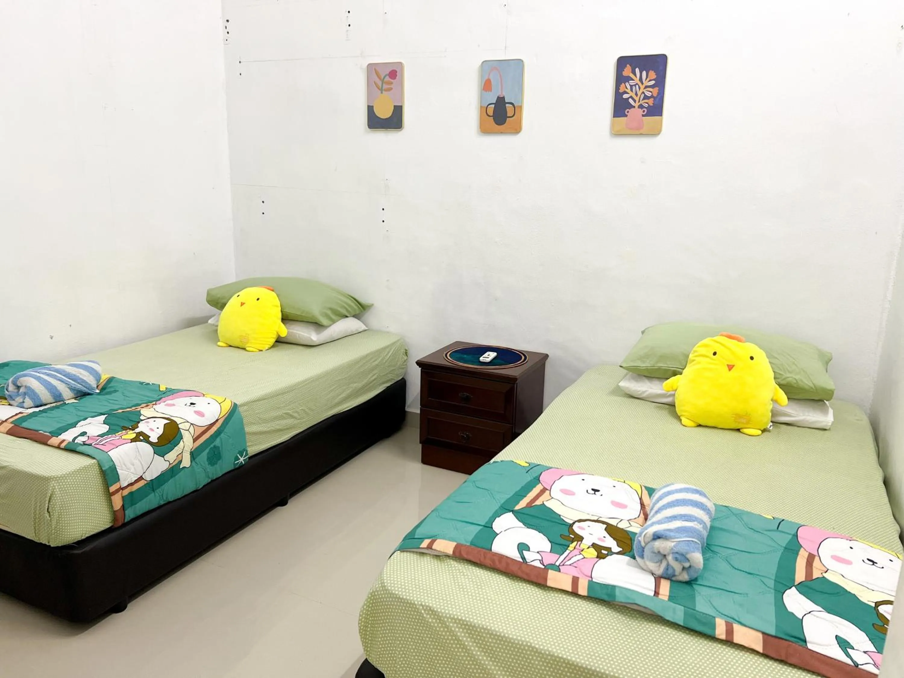 Bed in Sehijau Homestay Taman Ira