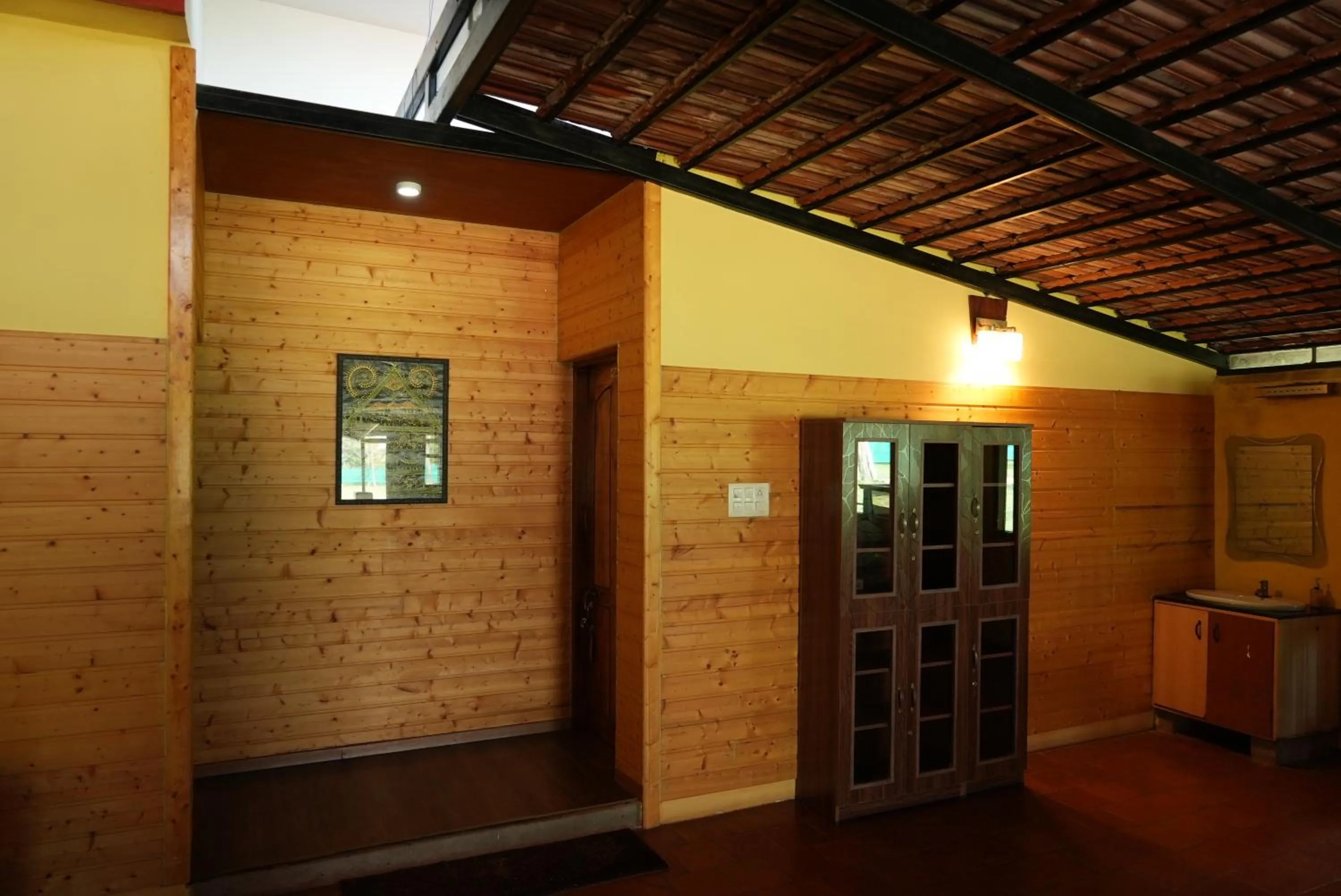 Living room in labdhi Resorts Masinagudi- Stag Groups not allowed